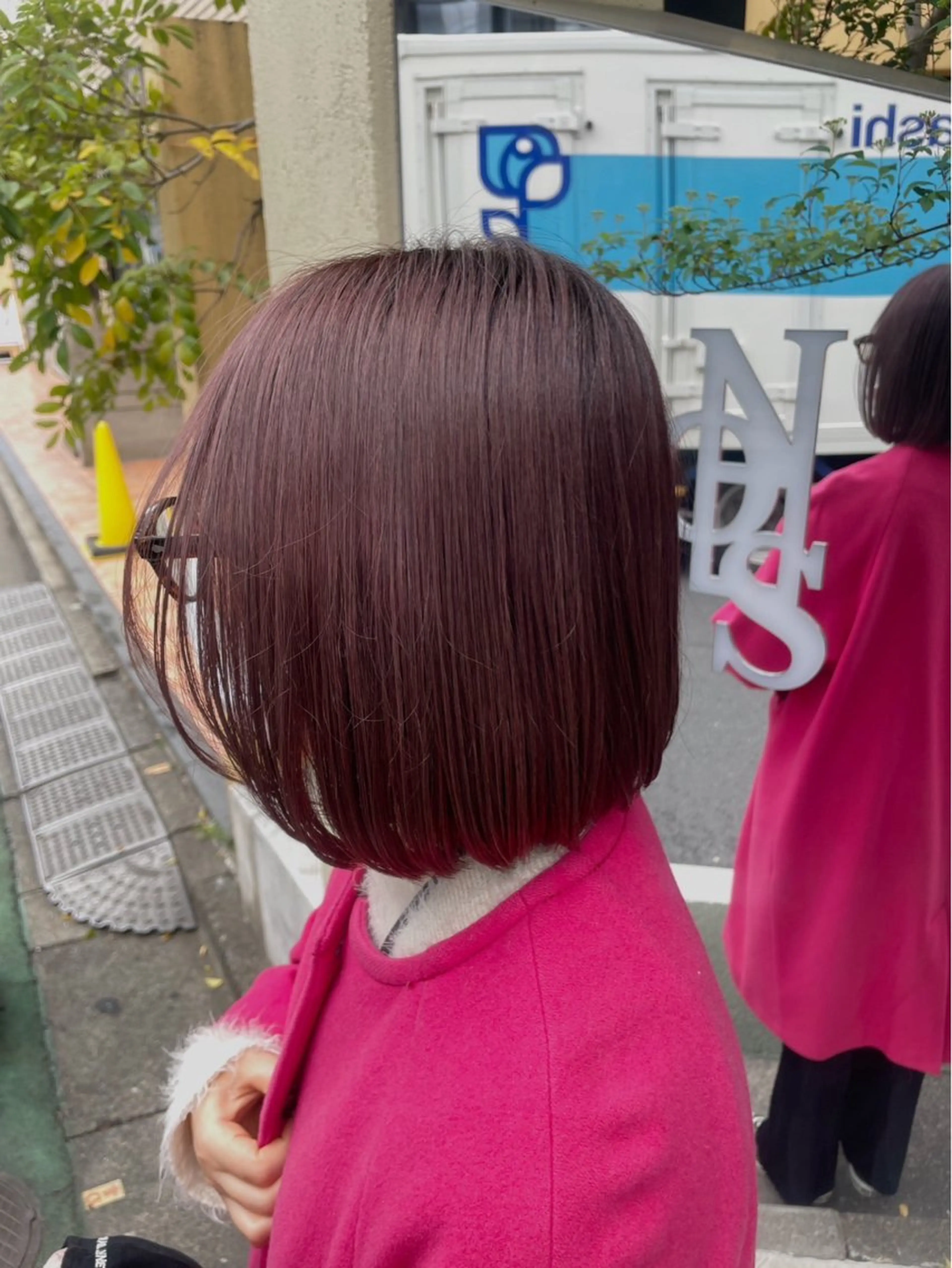 ミディアム カラー riho 🥣🤍のヘアスタイル