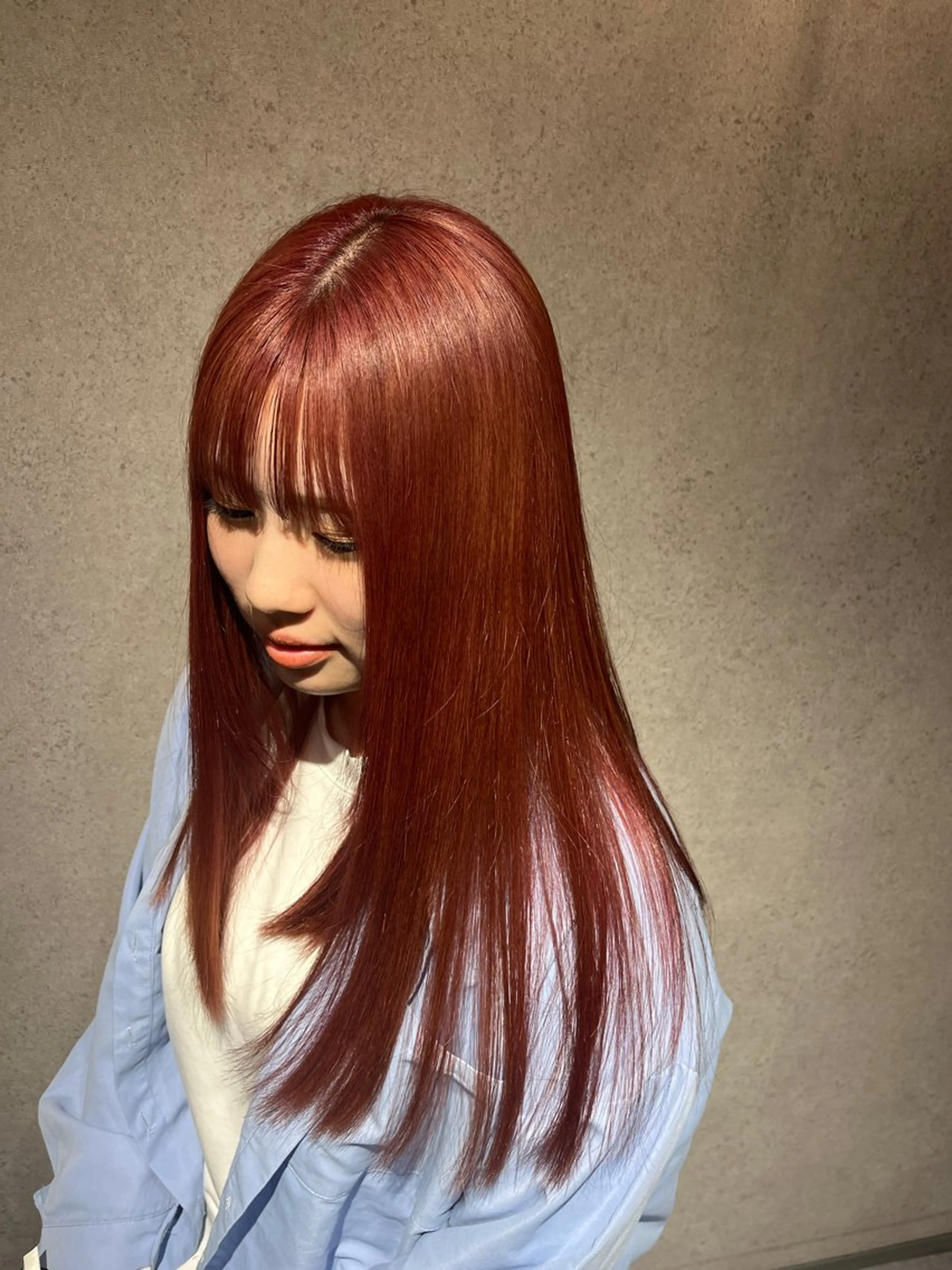 ミディアム ✨透明感カラー🫧 れんのヘアスタイル