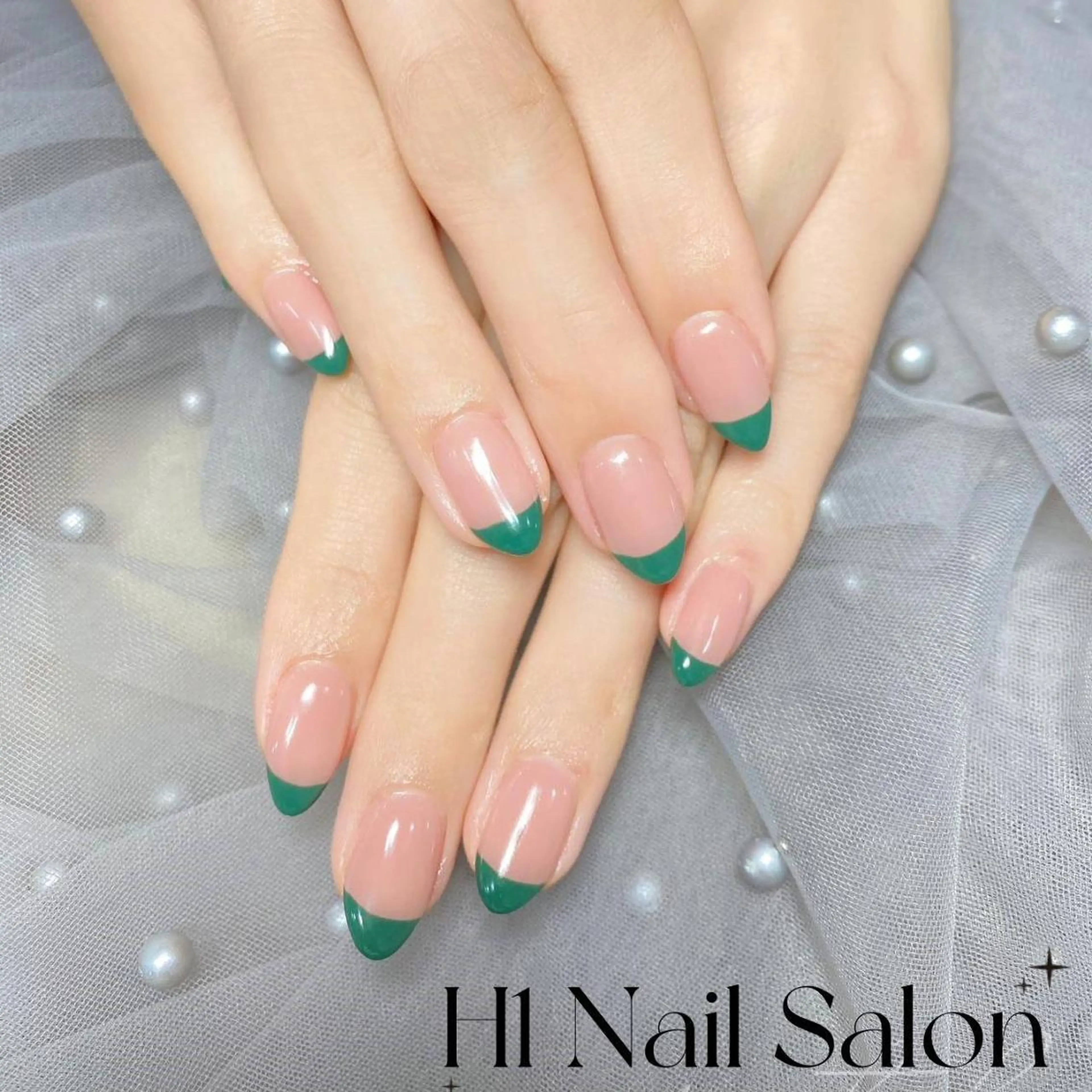 ショート ハンドネイル H1 ネイル サロンのネイルデザイン