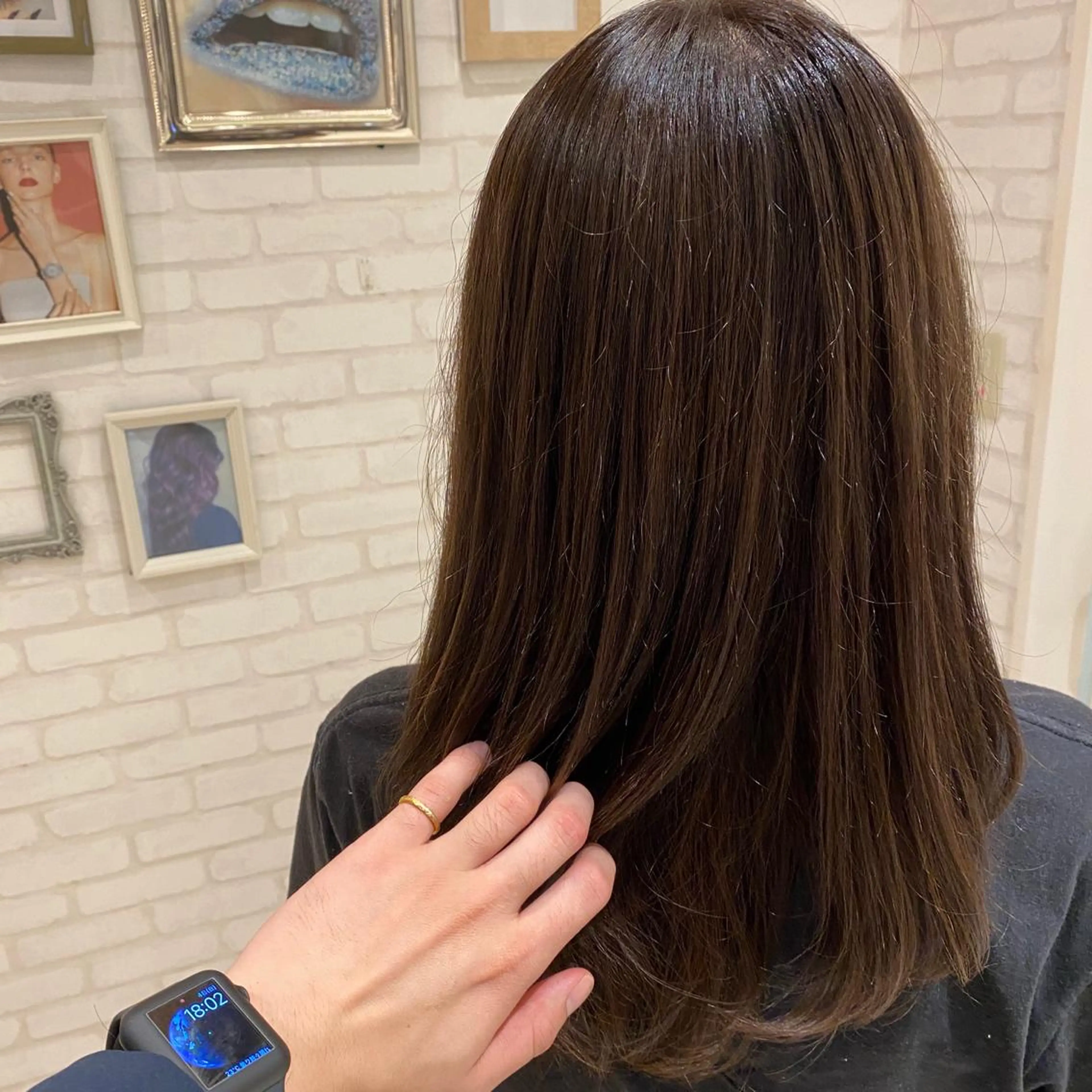 ミディアム ému エミュ　hair &spa所属・近藤 みゅうまのヘアスタイル