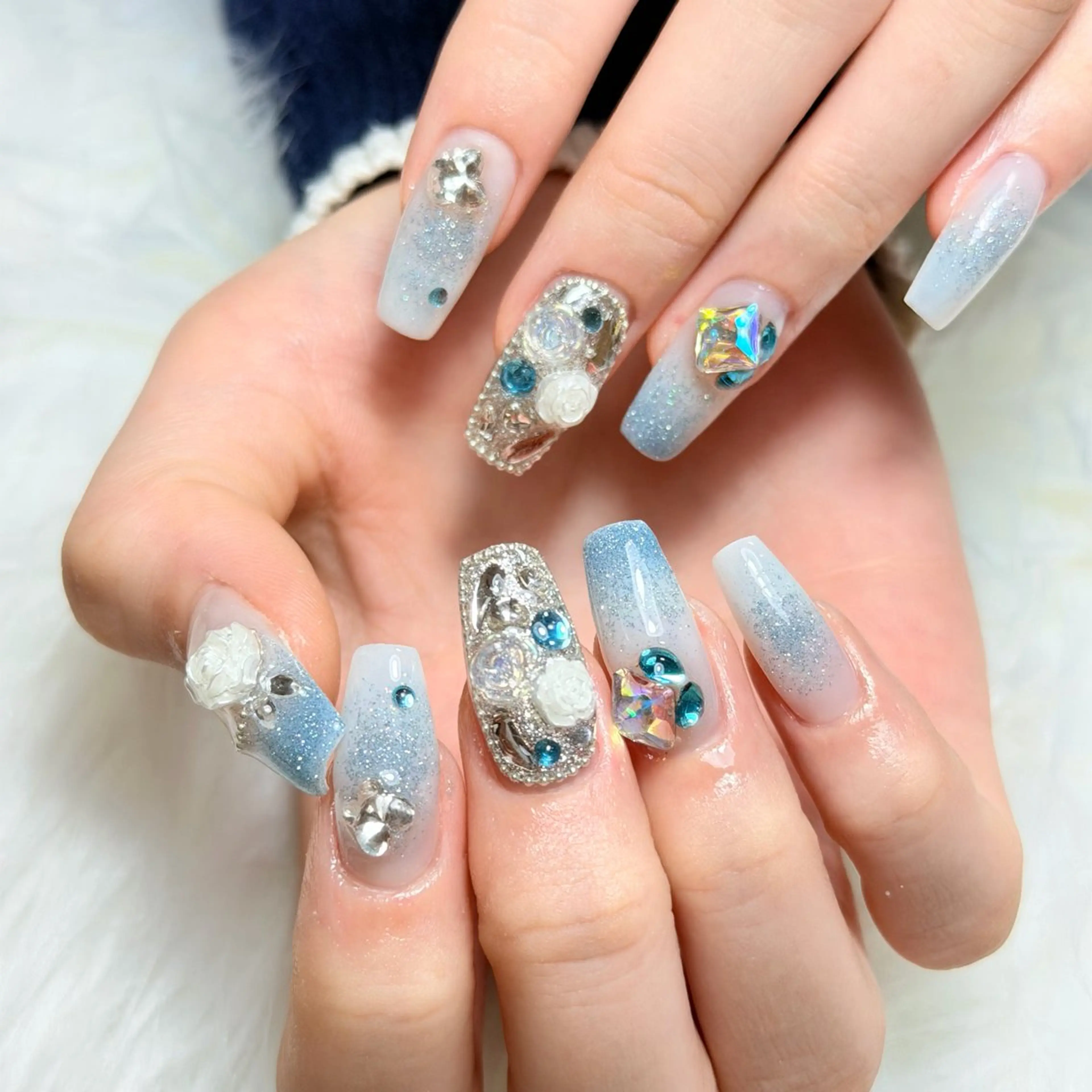 ネイル ジェルネイル ロングネイル ニュアンスネイル ワンカラーネイル シンプルネイル Kora Nailのネイルデザイン