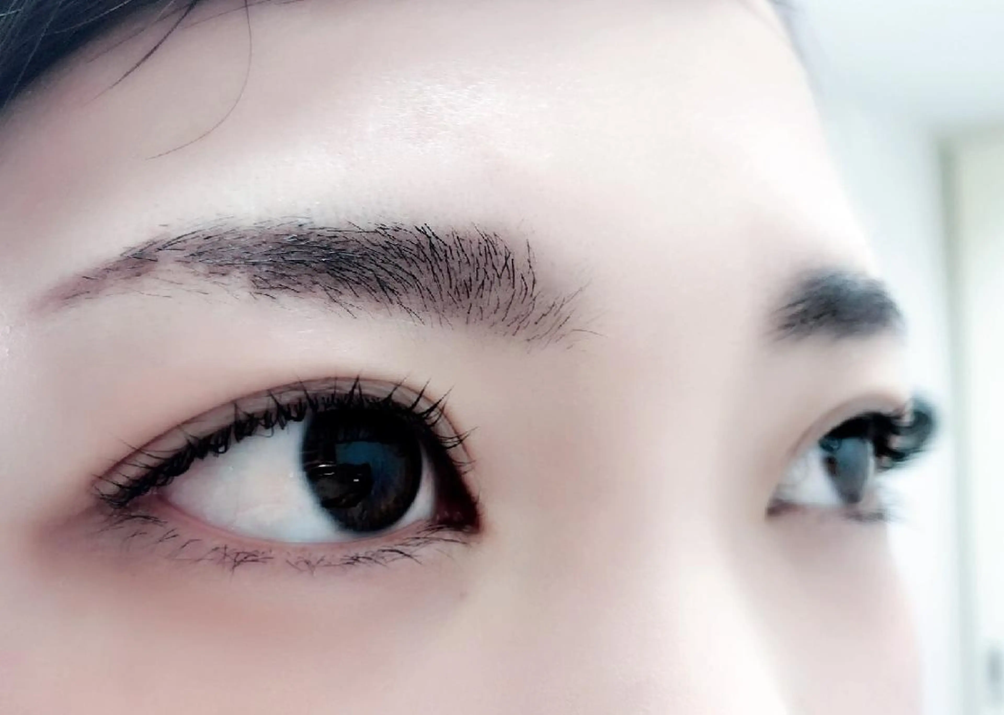 マツエク・マツパ 付け放題 フラットラッシュ 下まつげエクステ 一重×まつ毛パーマ ボリュームラッシュ 吉岡 ゆうなのマツエク・マツパデザイン