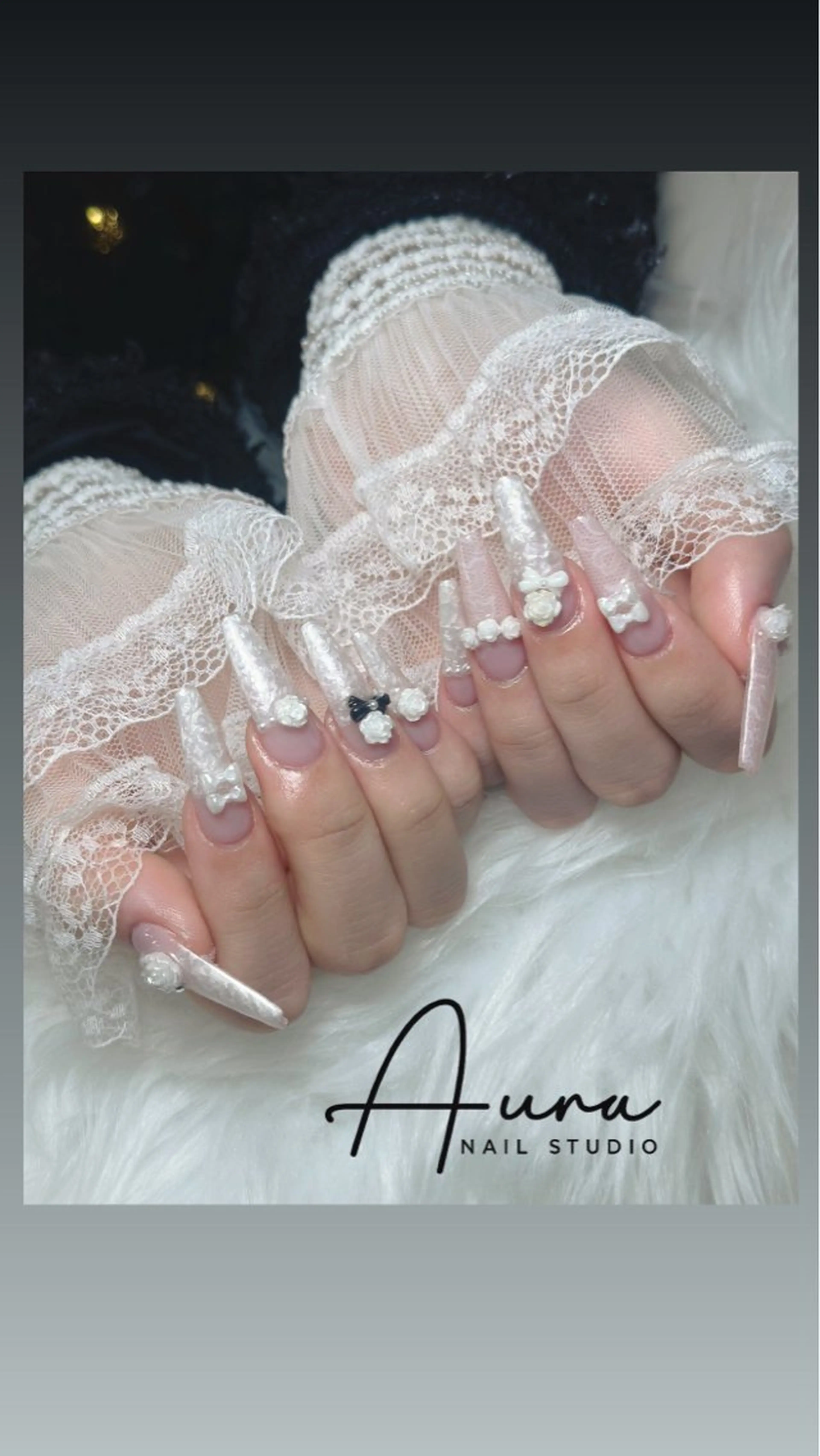 ネイル ハンドネイル Aura Nail HanNaのネイルデザイン