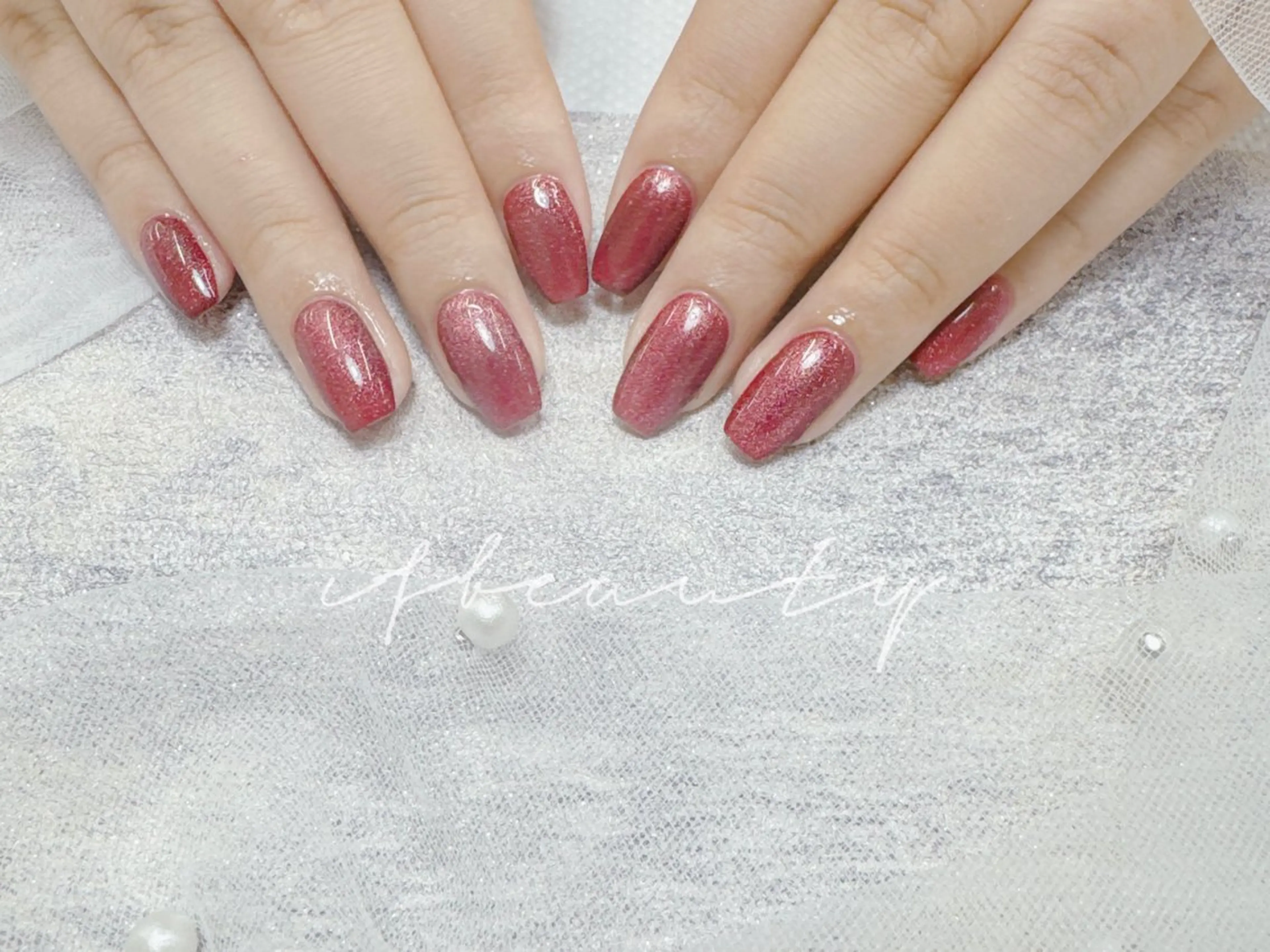 「大人気」マグネットネイル✨の写真