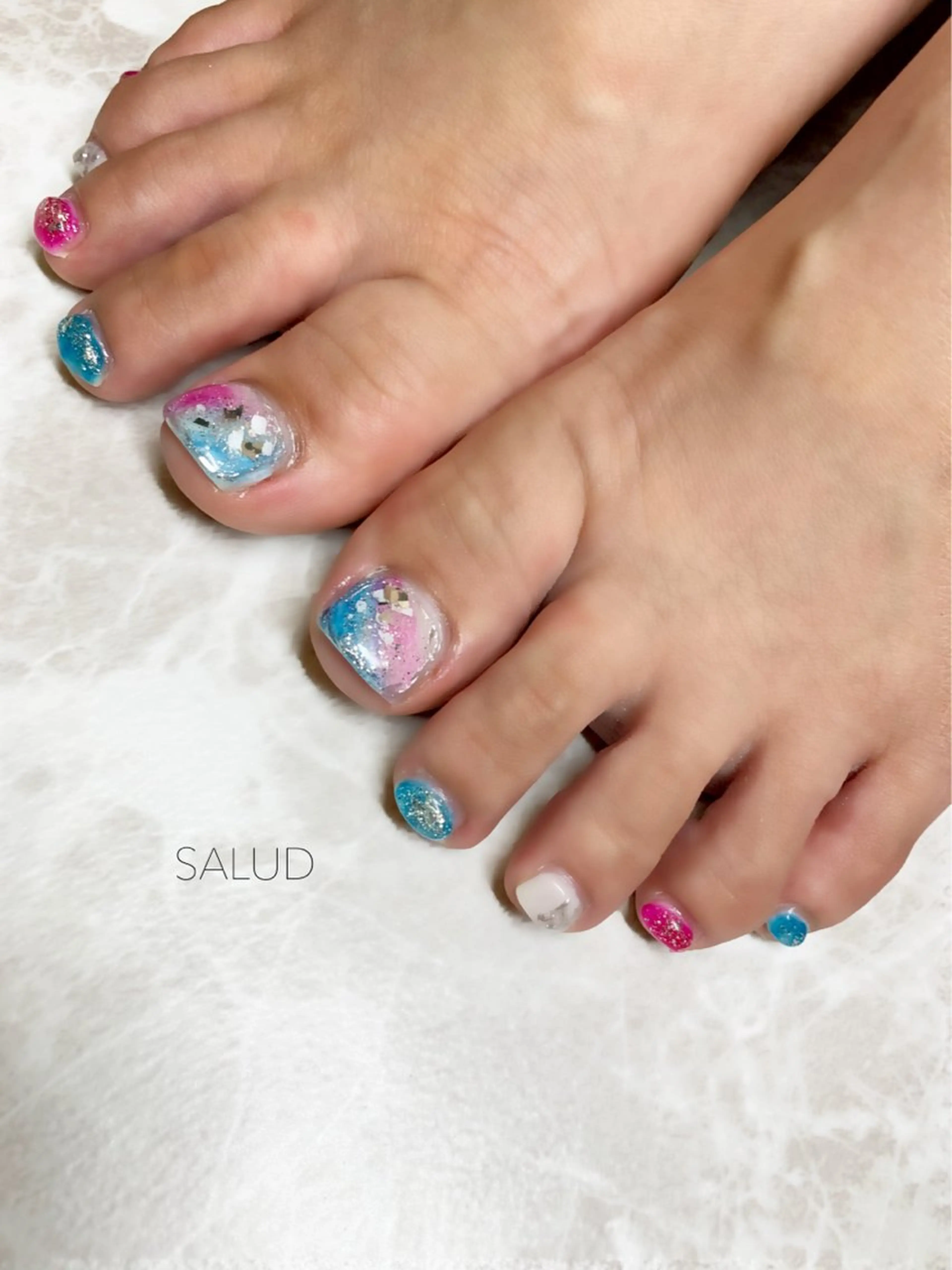 ネイル フットネイル Nail Salon SALUDのネイルデザイン