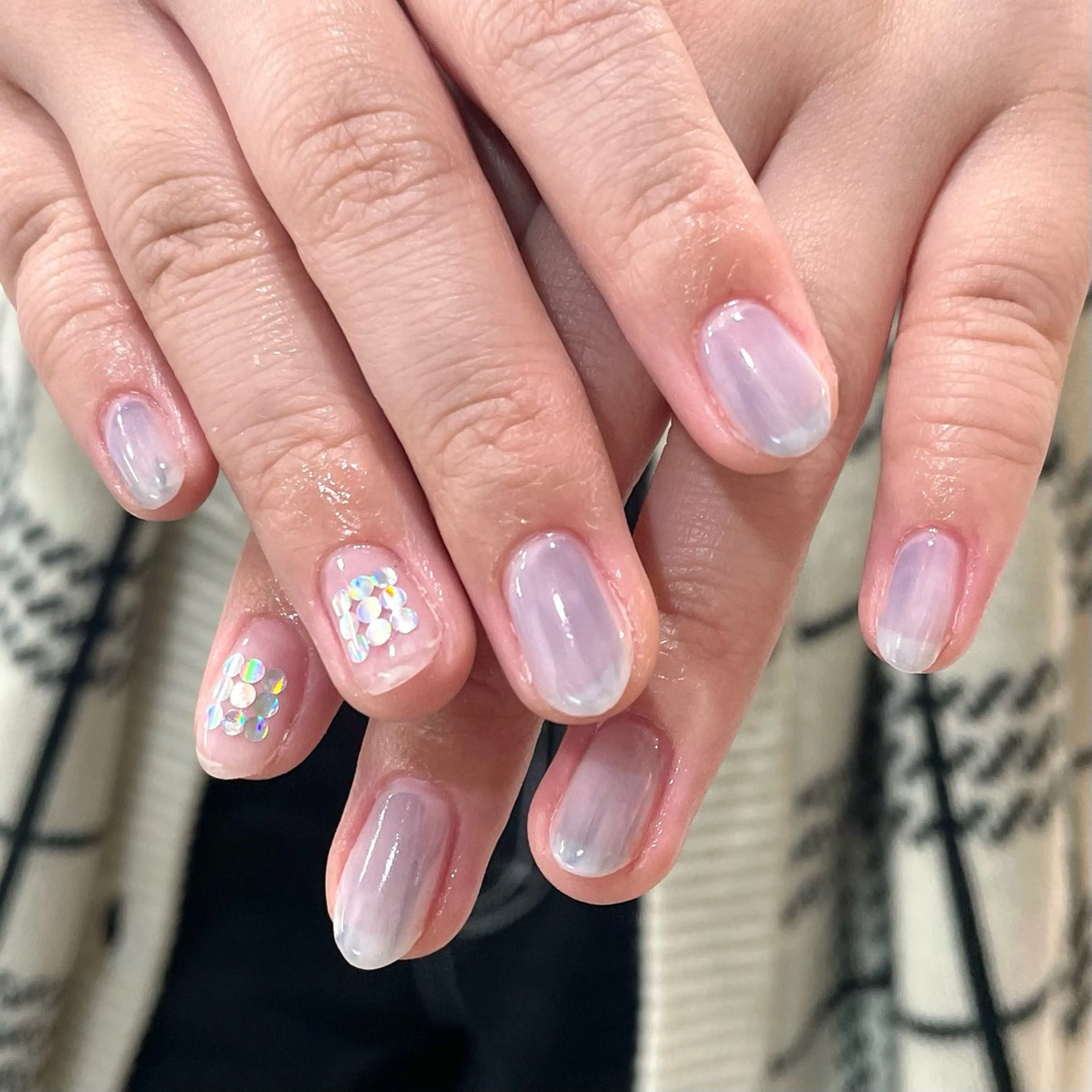 ネイル シンプルネイル ハンドネイル 🤍One MISAKI🤍のネイルデザイン