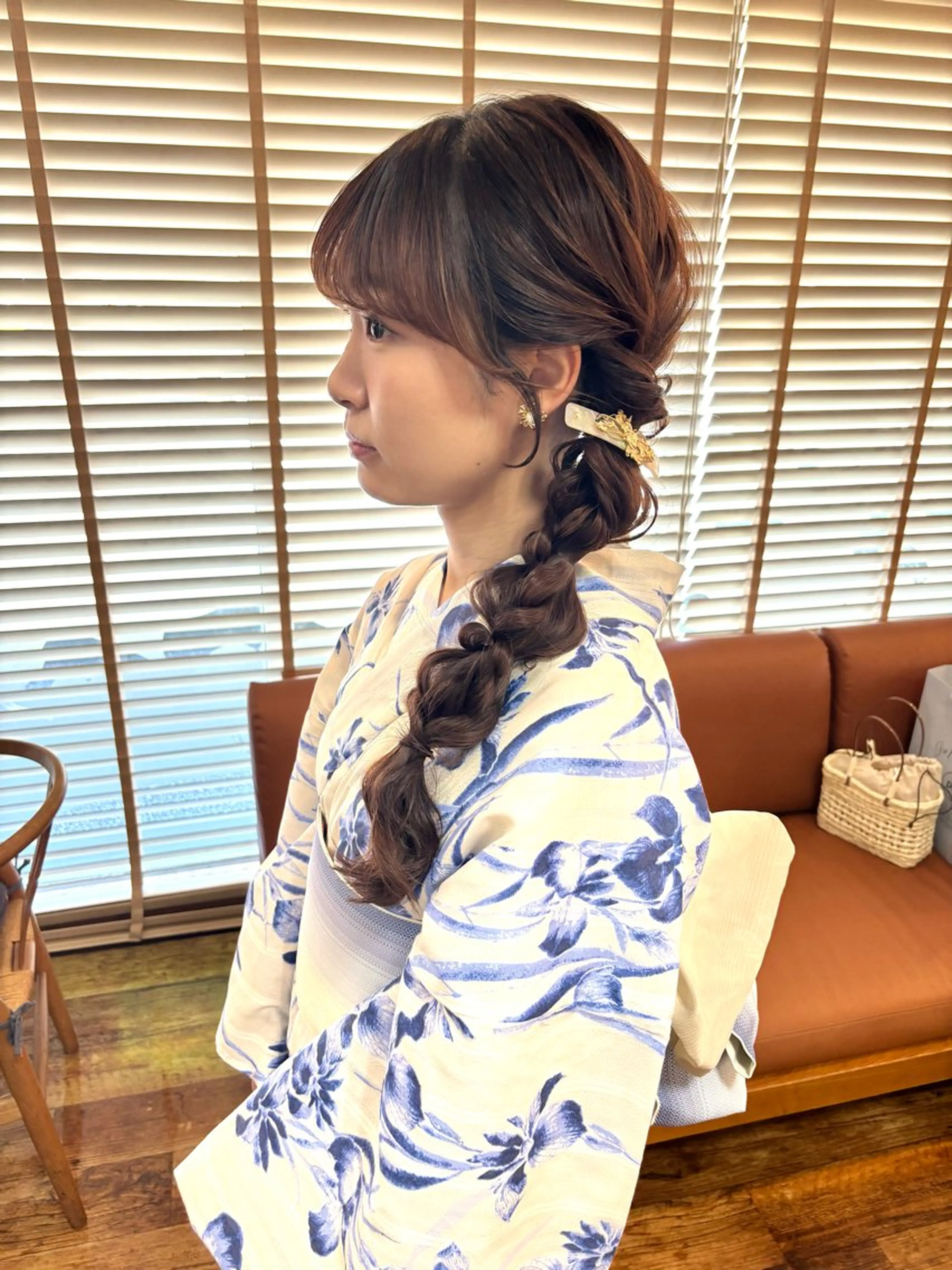 ロング ヘアアレンジ 浴衣 ヘアセット bright所属・miku ヘアセット/着付けのヘアスタイル