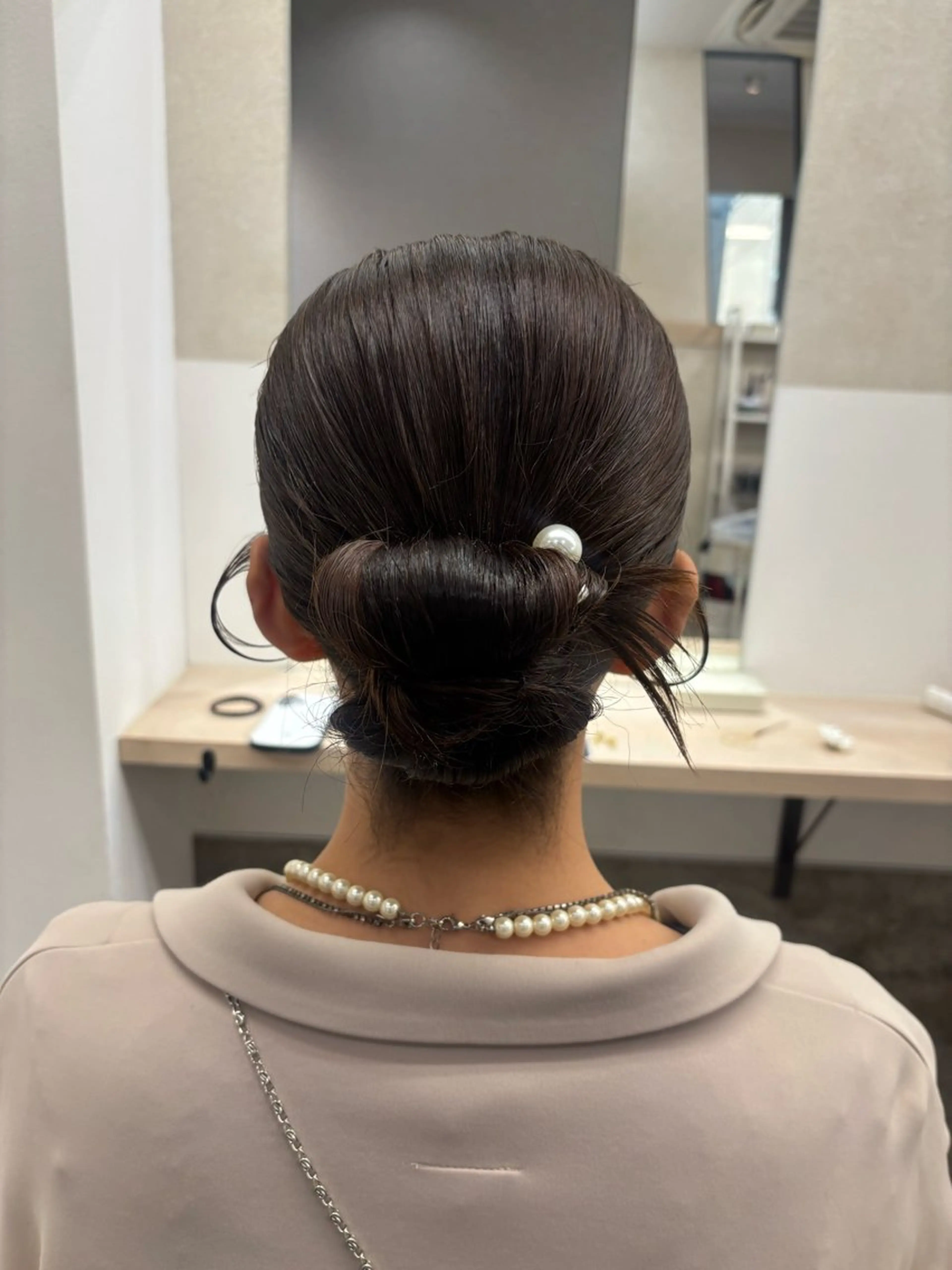 ヘアアレンジ ヘアセット ブリーチなしWカラー ヘアセット菜希のヘアスタイル