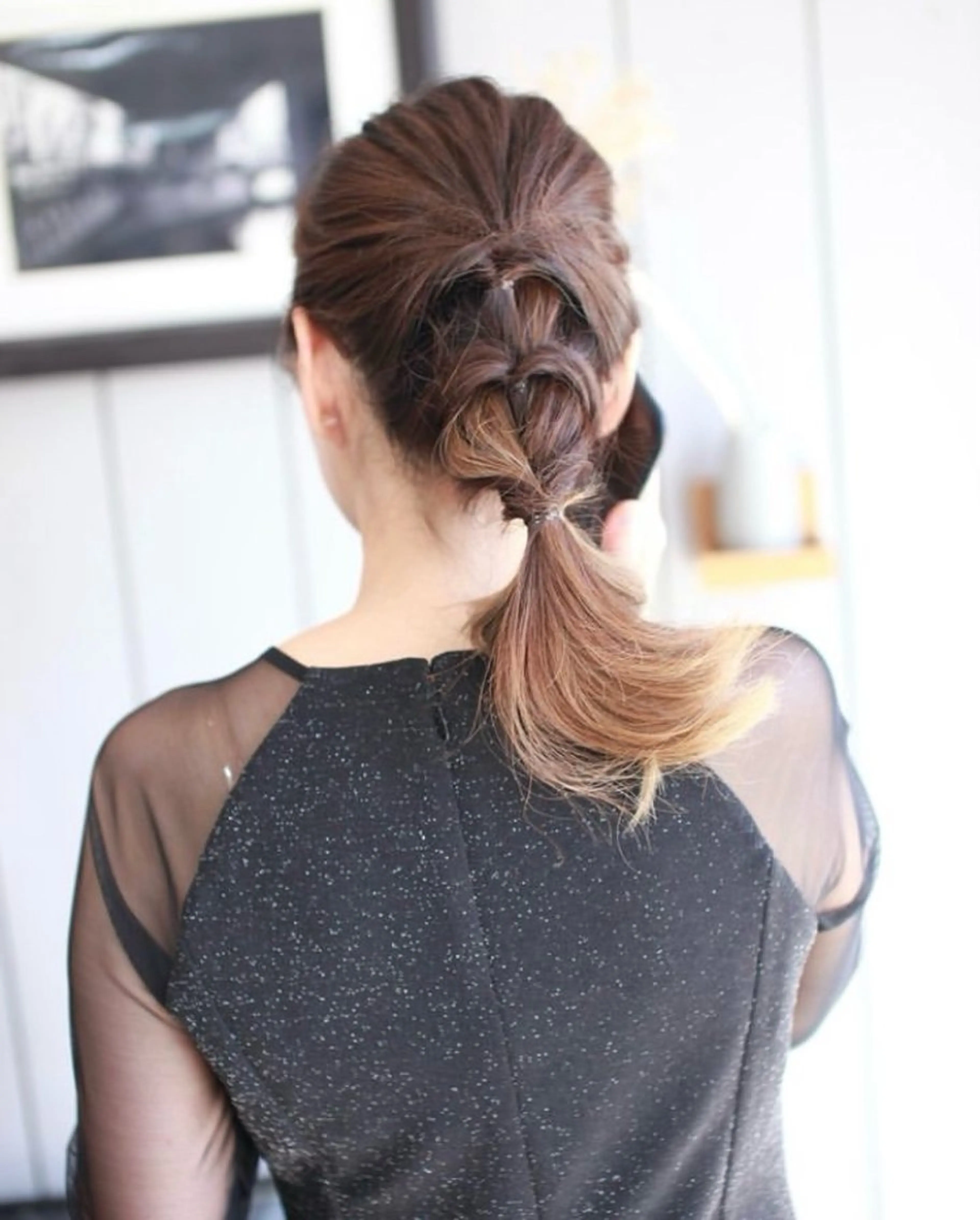 セミロング ヘアアレンジ ヘアセット 大西 カズマのヘアスタイル