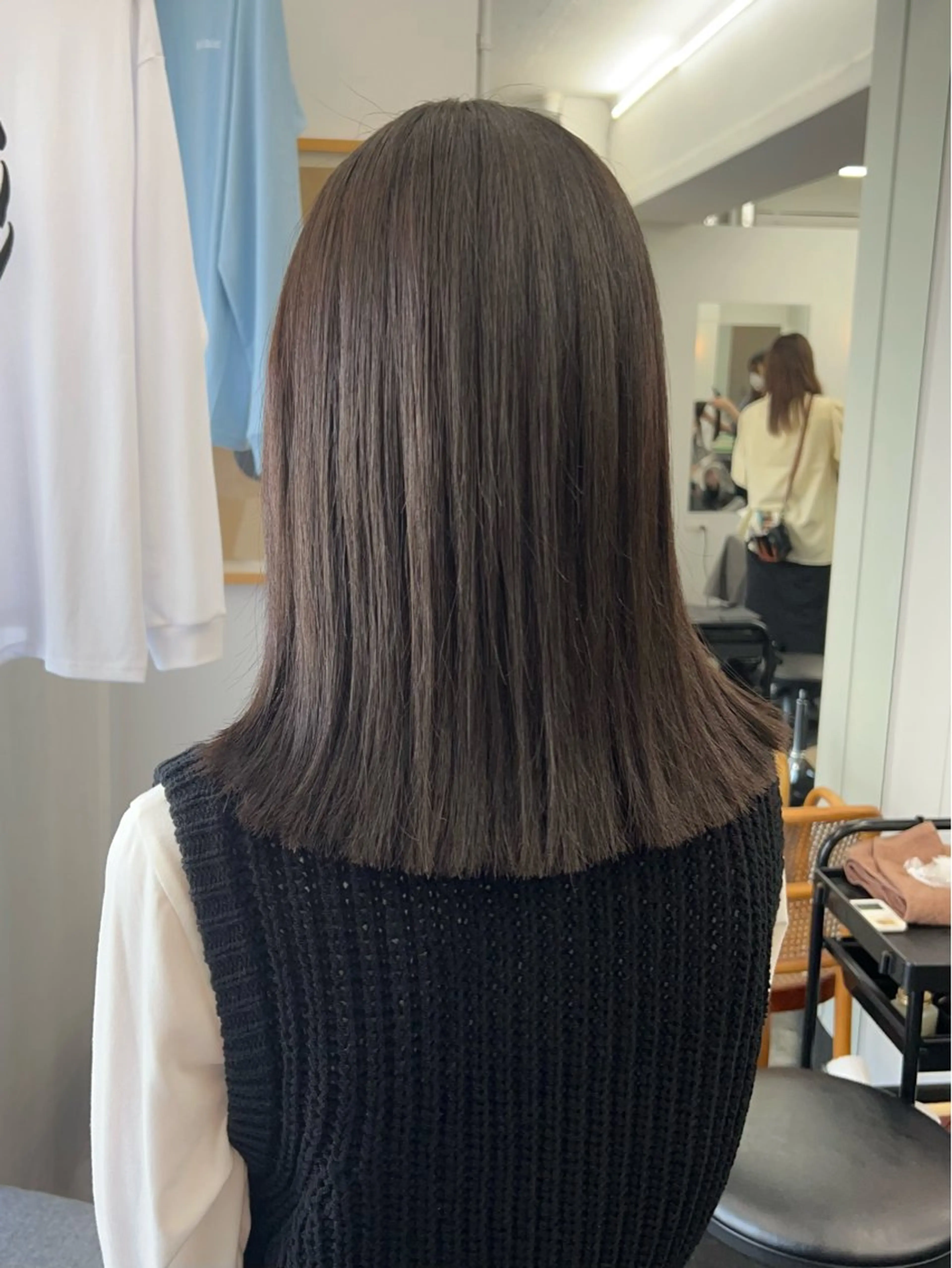 ♡ ストレートパーマ(縮毛矯正) + カット + Aujuaトリートメントの写真