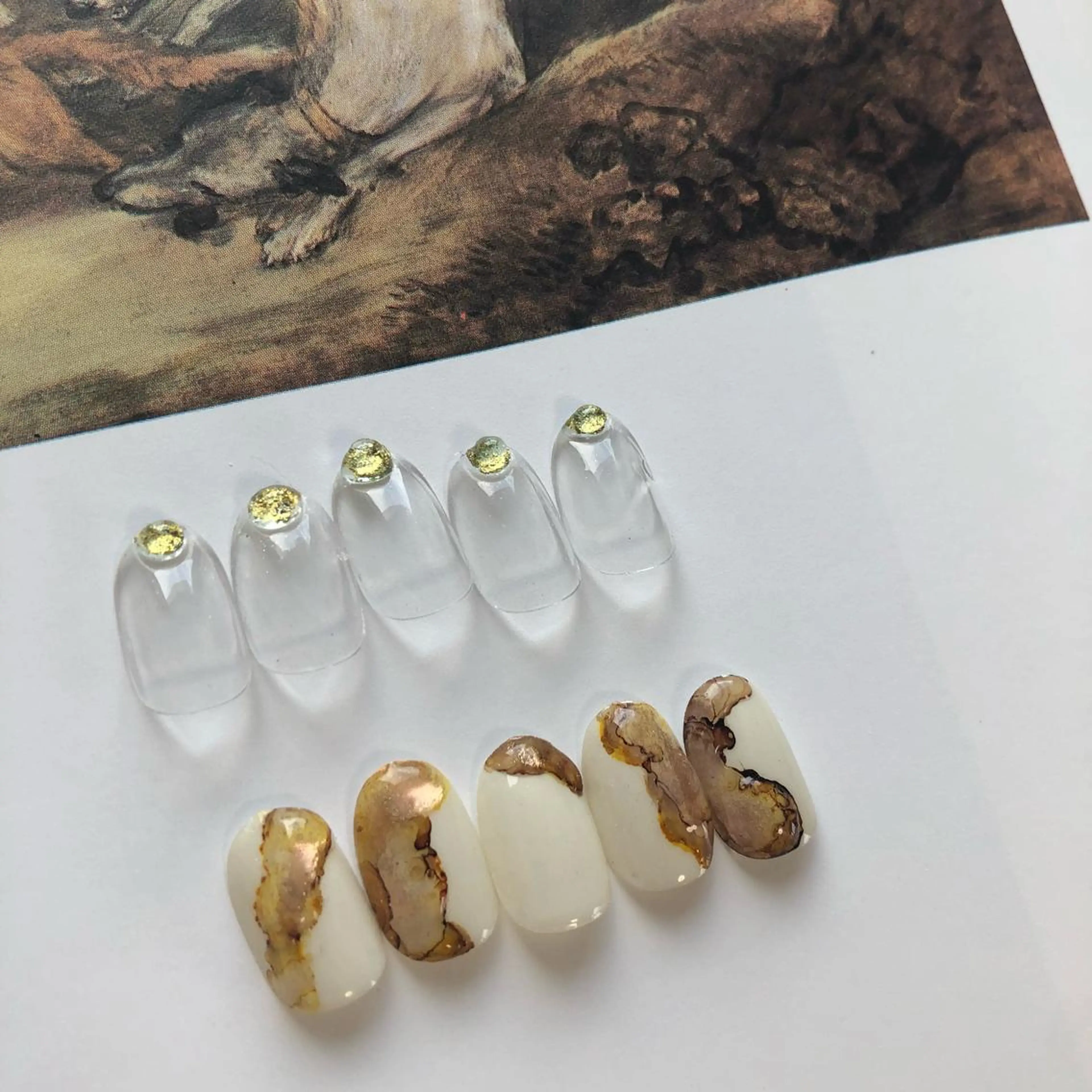 ネイル 黒葛原 めぐみのネイルデザイン