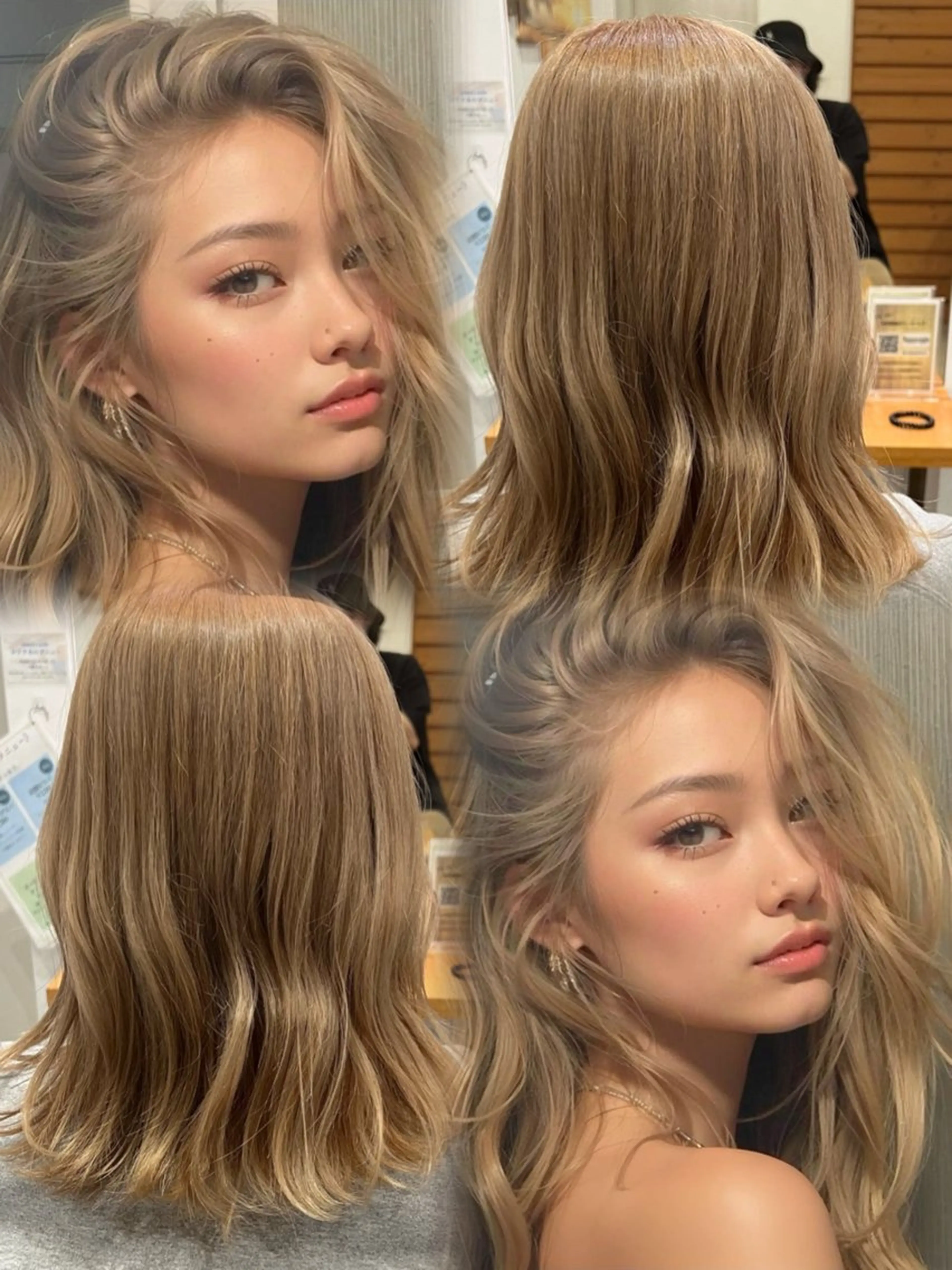 ミディアム カラー お客様の要望を叶える 🥥國谷俊介🥥のヘアスタイル