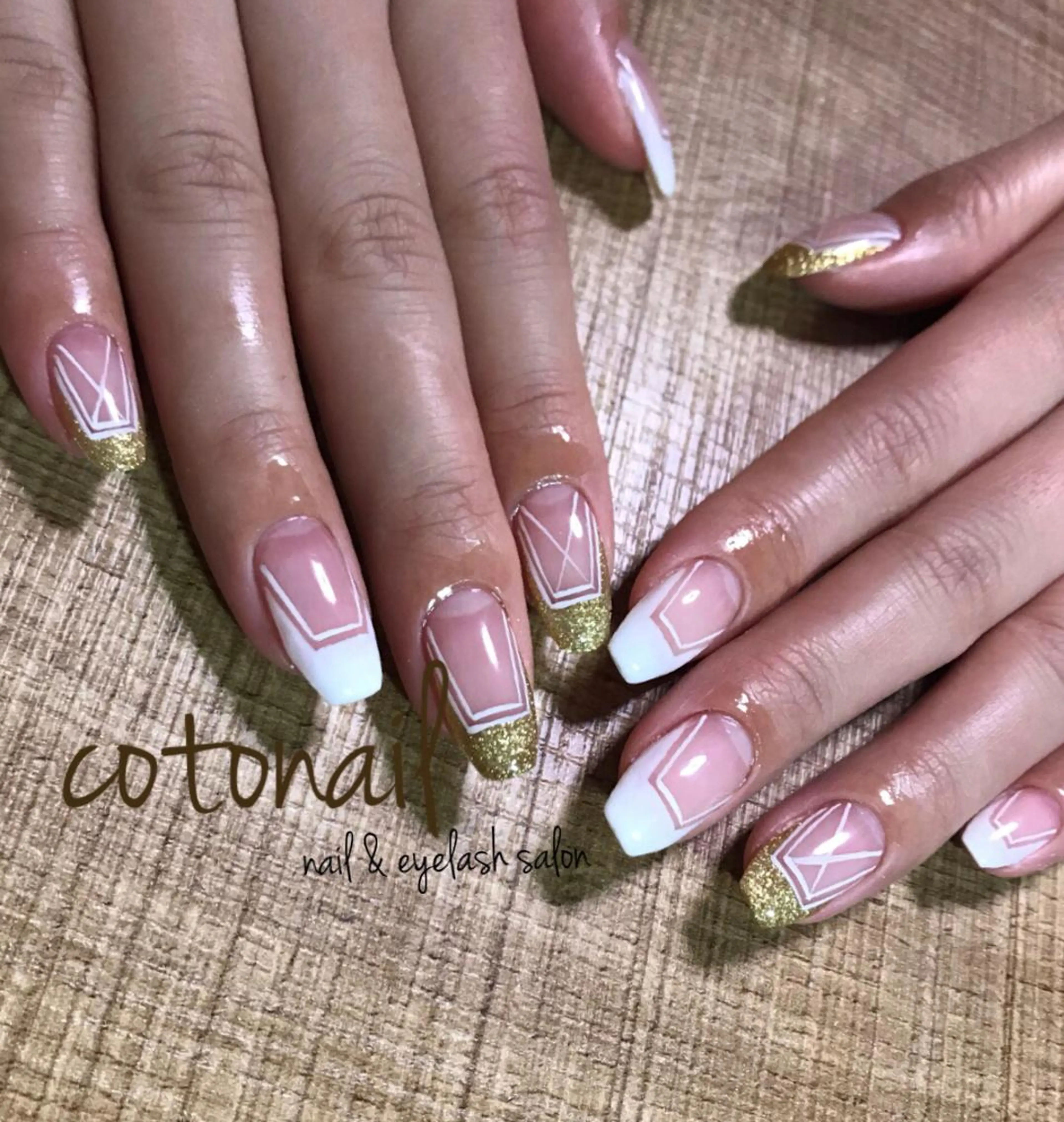 ロング ネイル アートネイル ハンドネイル ツメトマツゲ .のネイルデザイン