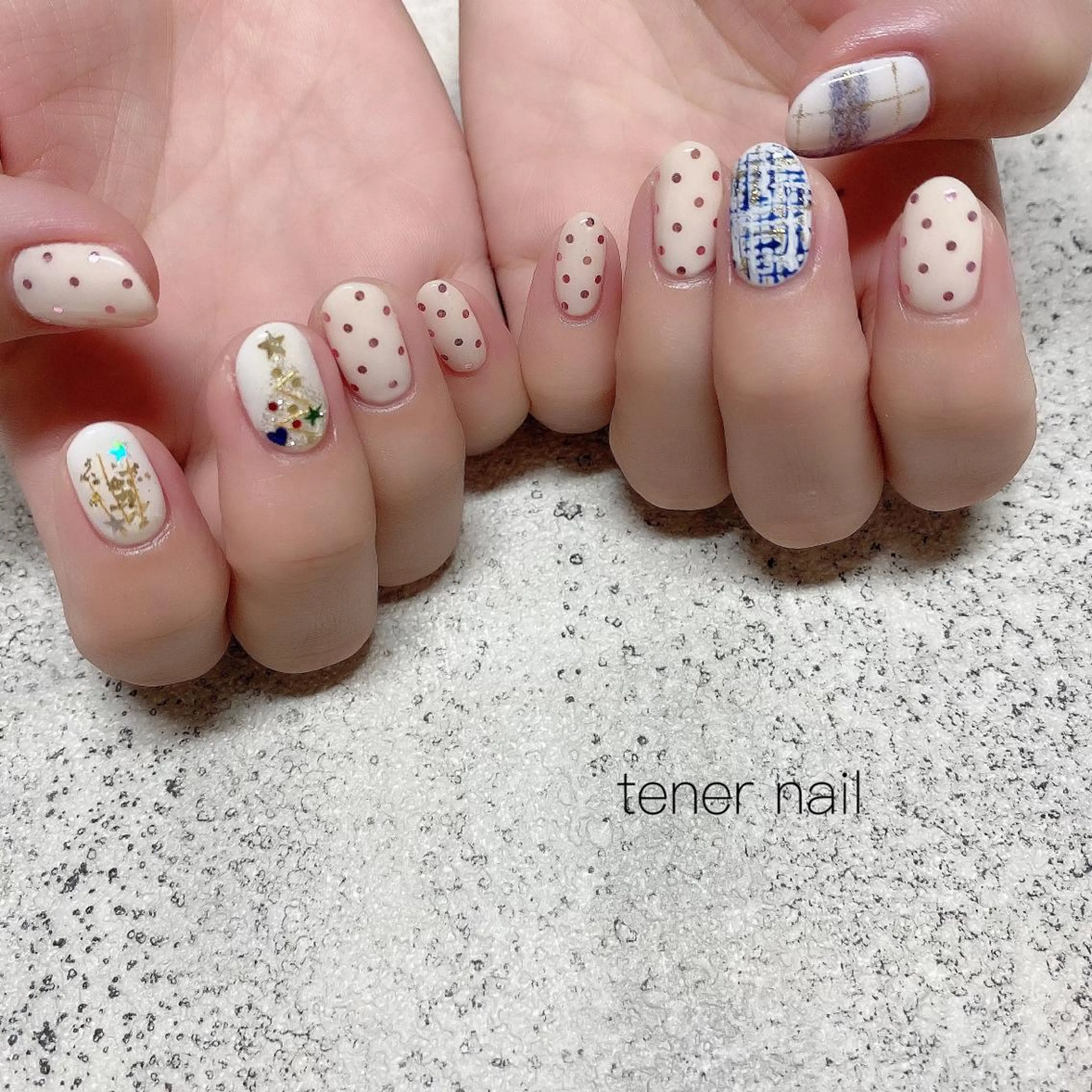 ネイル アートネイル ドット tener  nail  テネルネイル所属・テネルネイル tener nailのネイルデザイン
