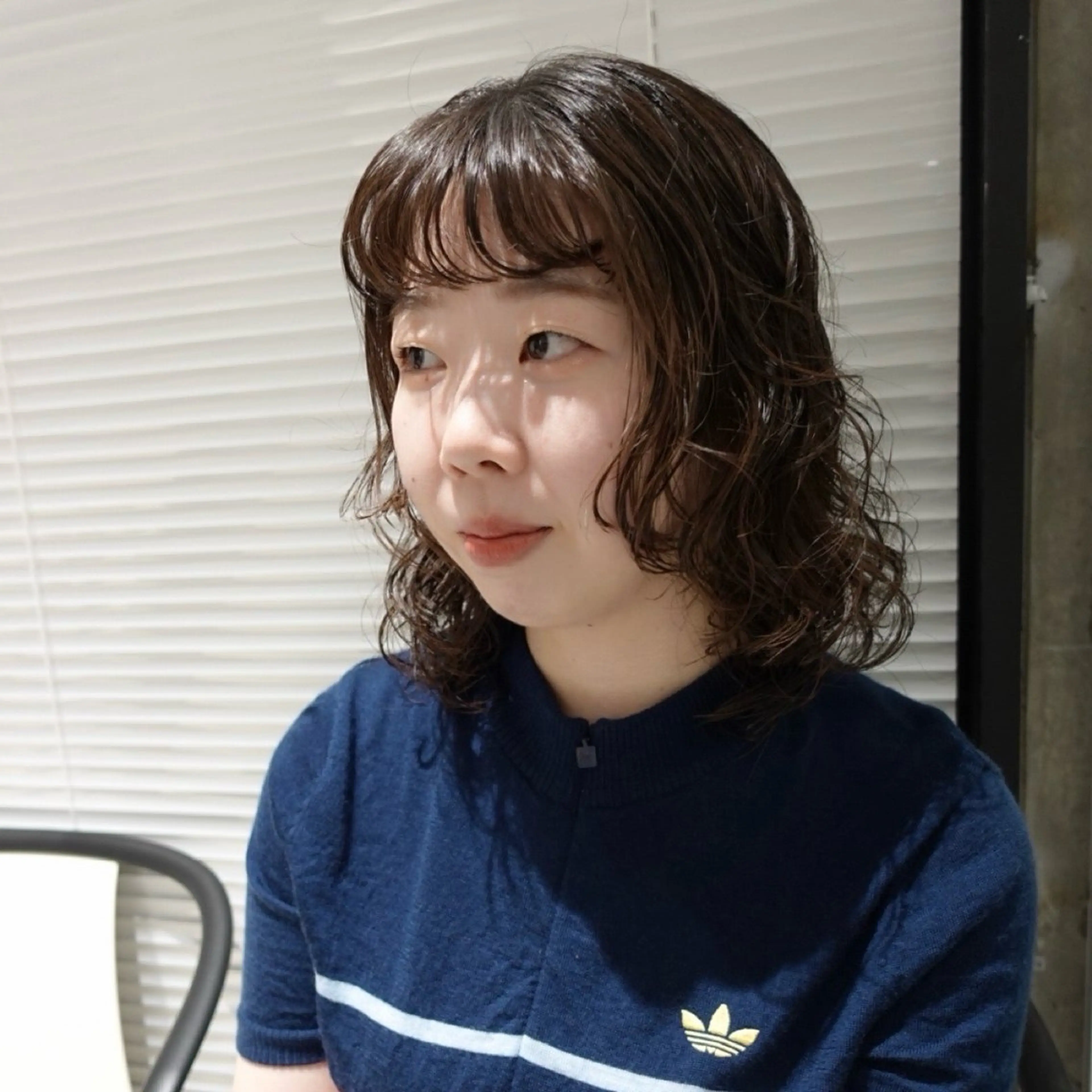 ミディアム パーマ ヘアアレンジ ミディアムパーマ カット パーマ 🌐サトウ リョウ🌐のヘアスタイル