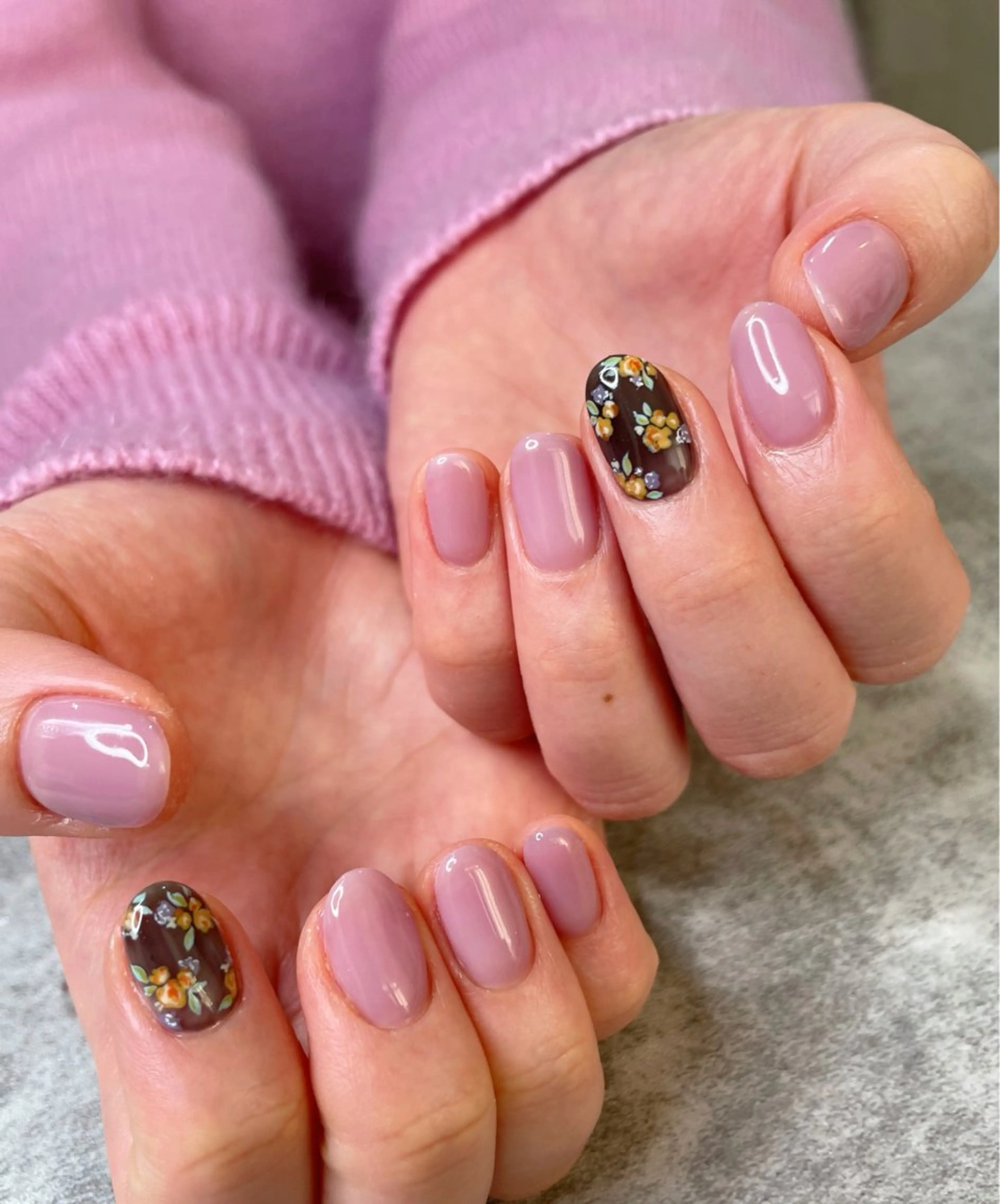 ネイル アートネイル ピンク 春ネイル ma riのネイルデザイン