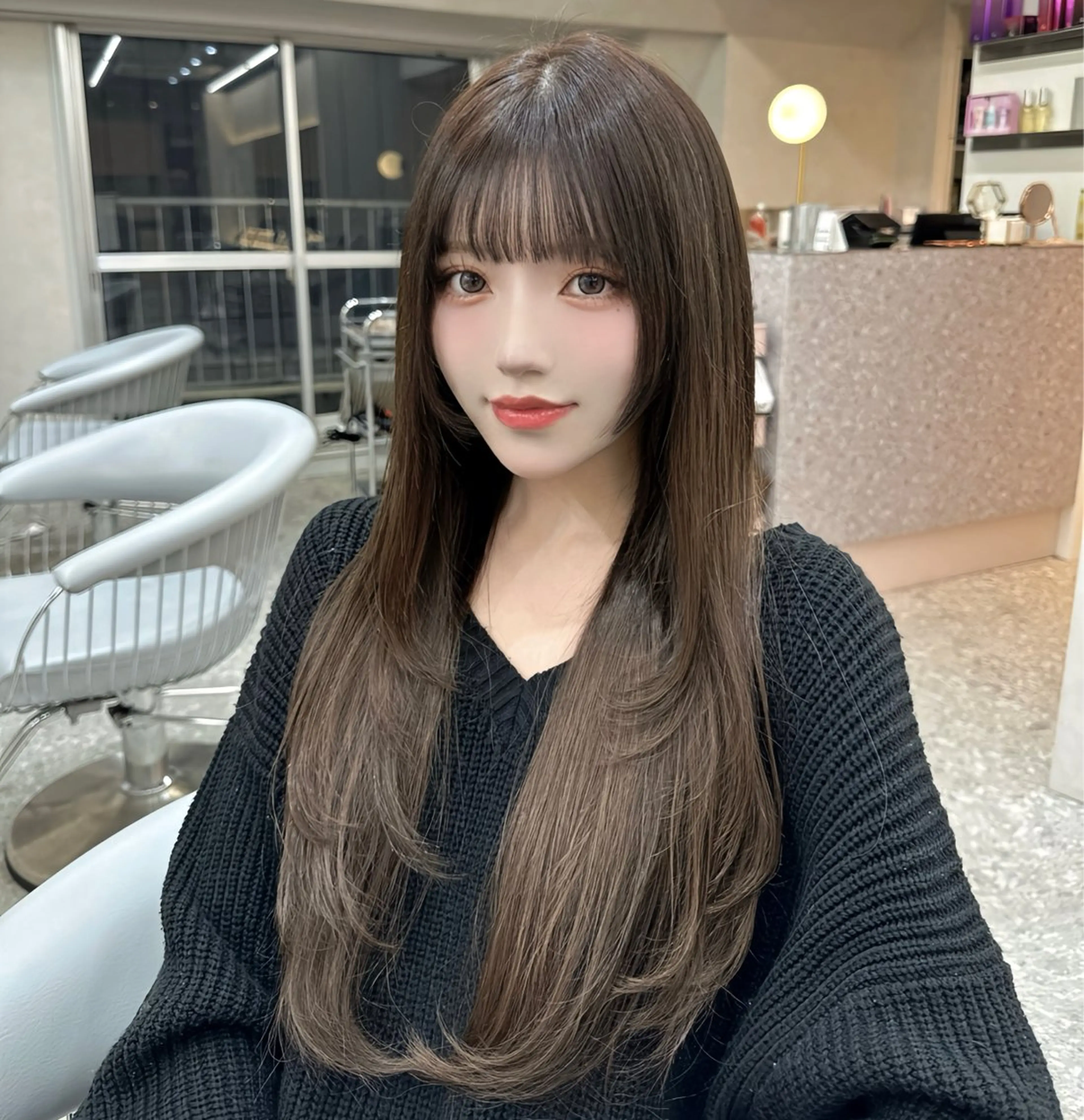 【🌈12月限定クーポン🌈】小顔カット＋超音波3STEPトリートメント5480円の写真