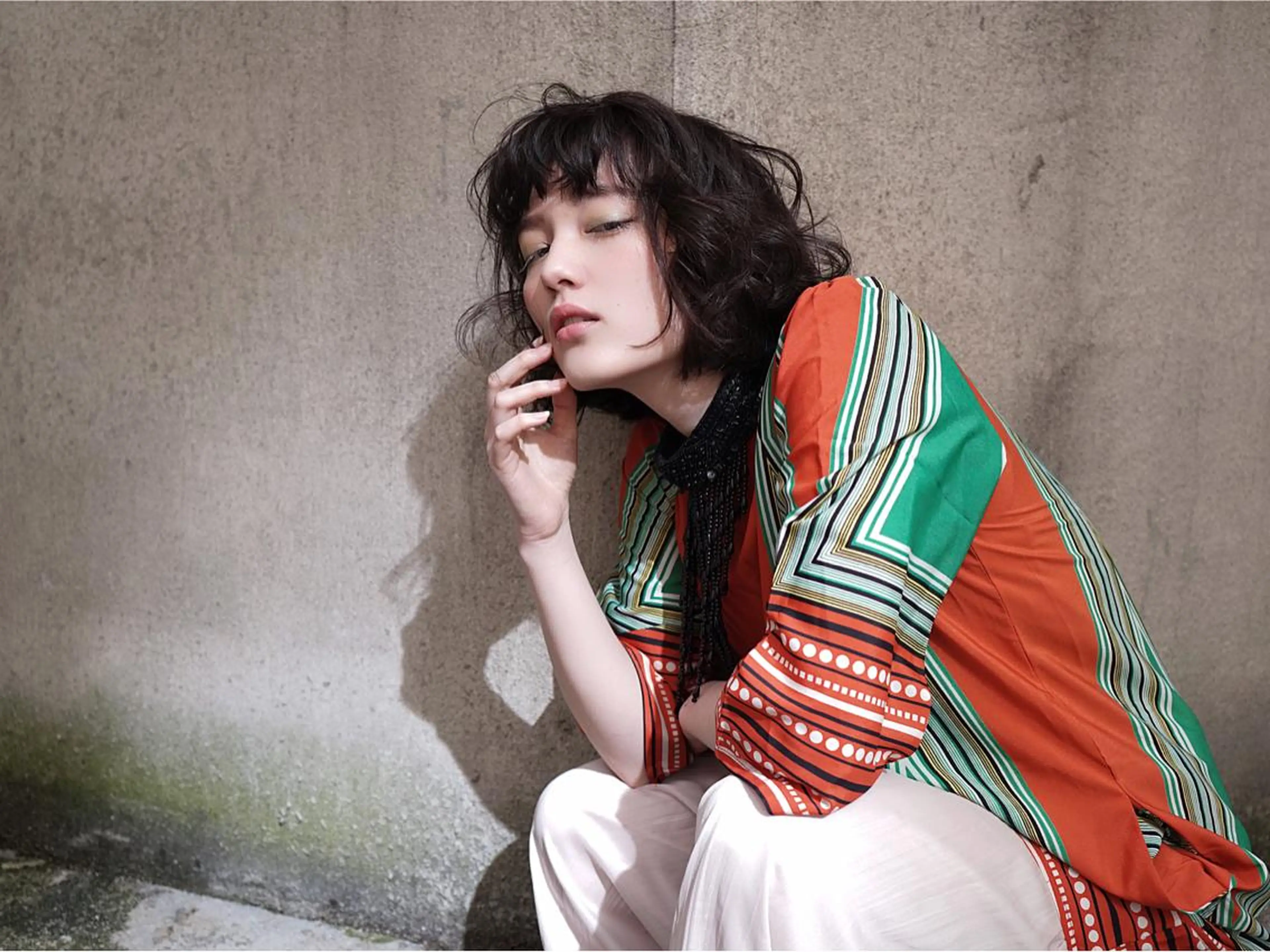 ショート カラー パーマ ボブ WHOLE所属・花井 啓好のヘアスタイル