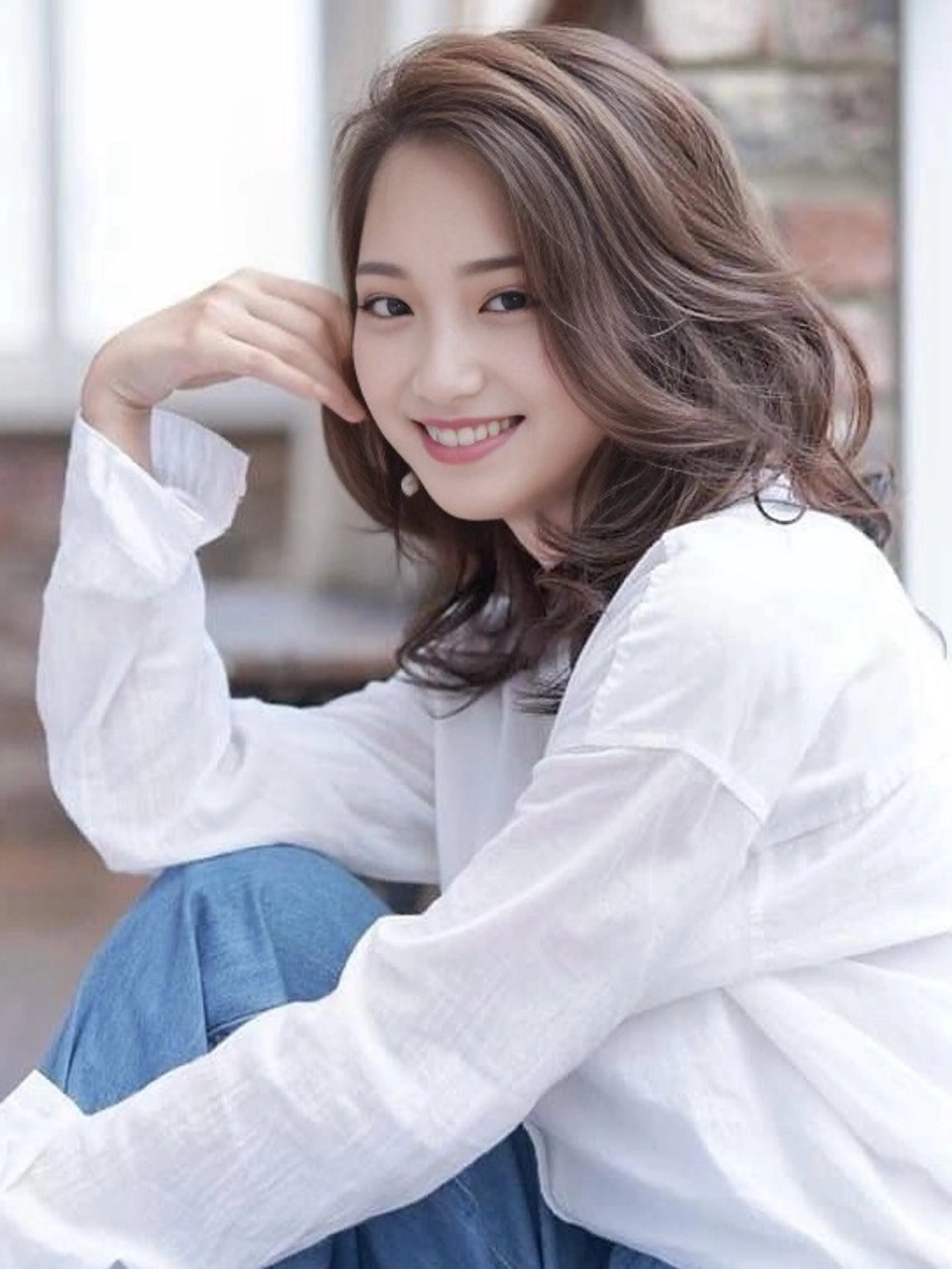 ミディアム 志賀 大倫のヘアスタイル