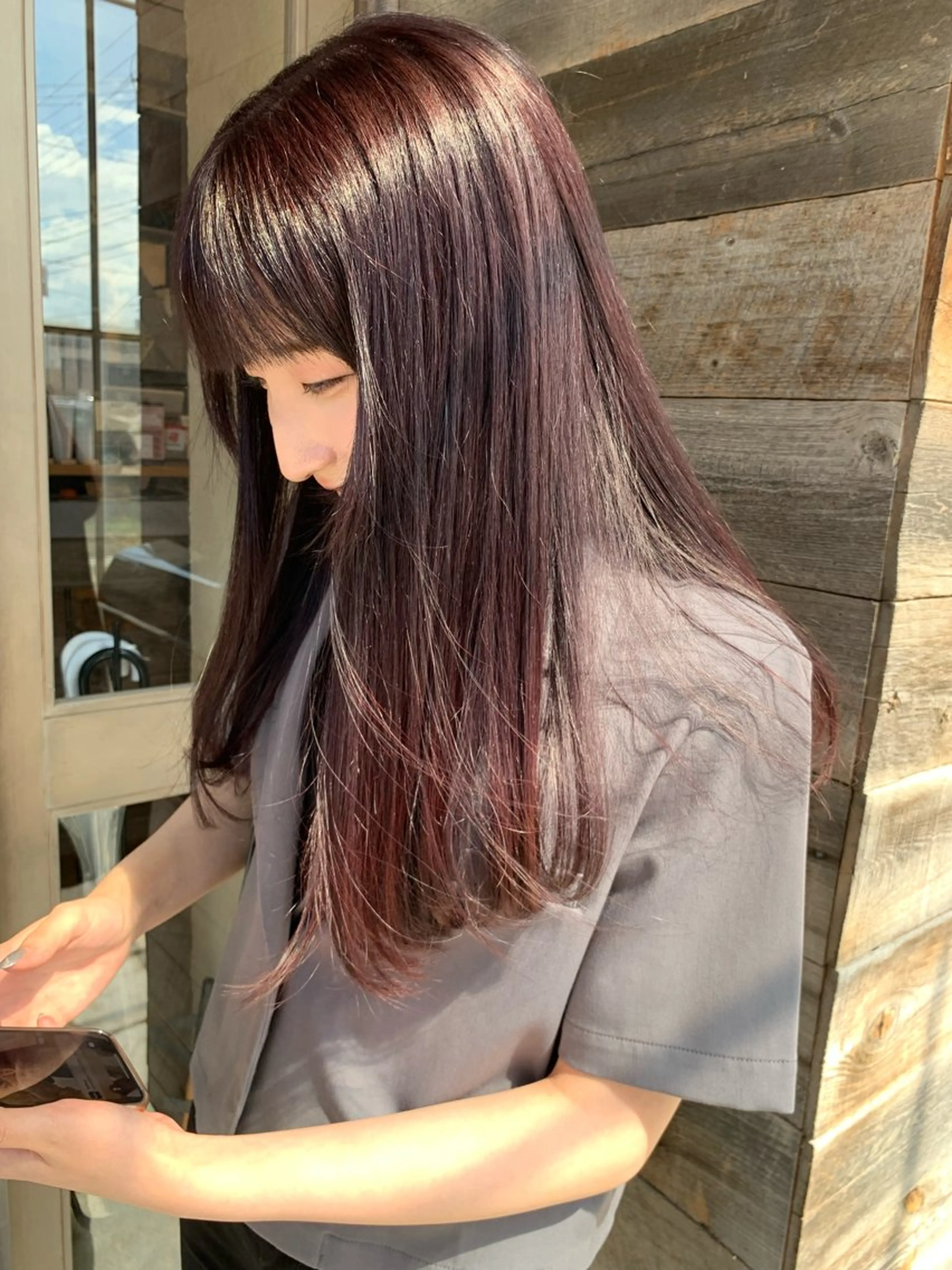 ロング longtemps所属・カワサキ マホのヘアスタイル