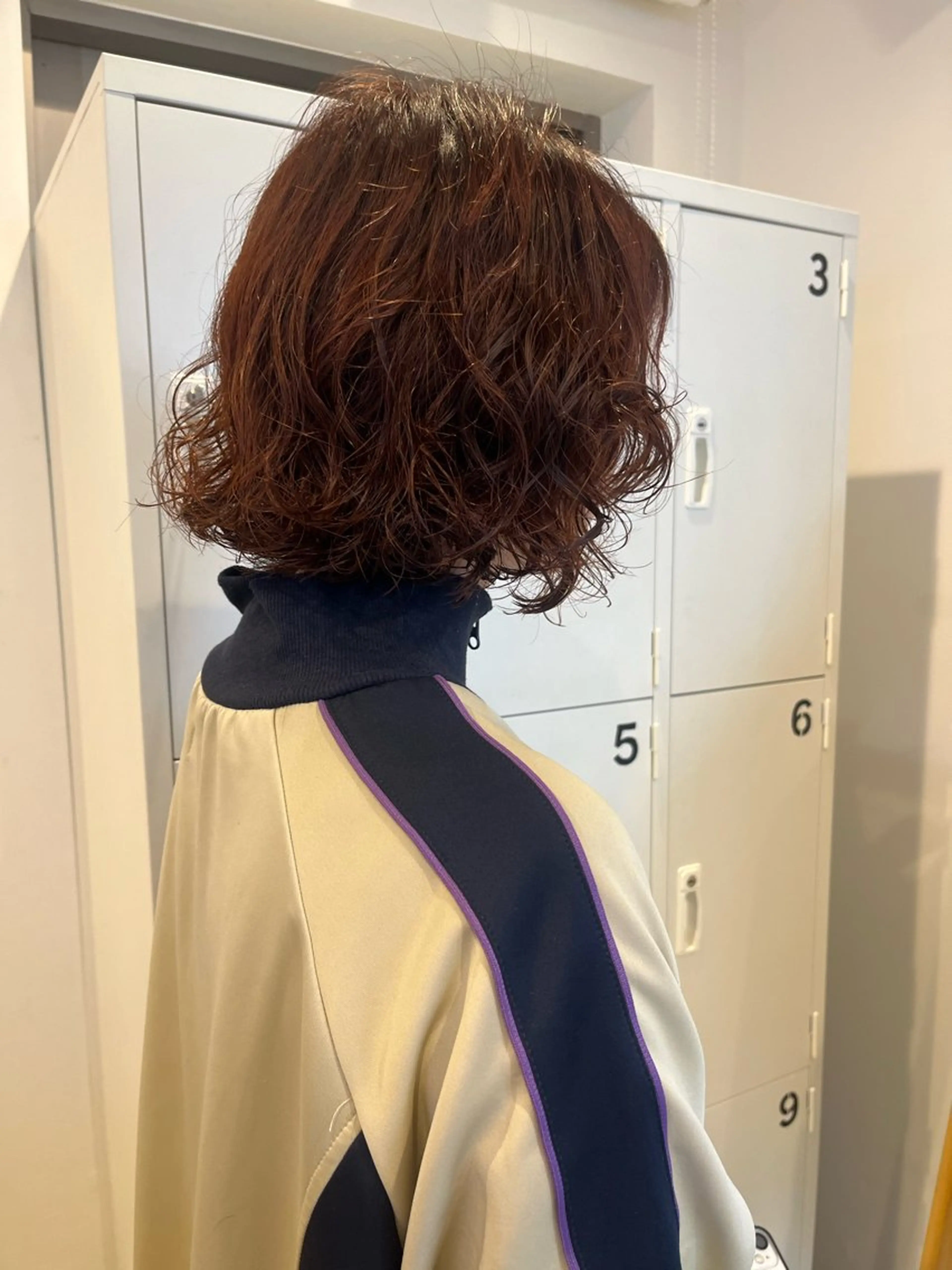 ショート パーマ benji 登戸所属・竹内 菜々子のヘアスタイル