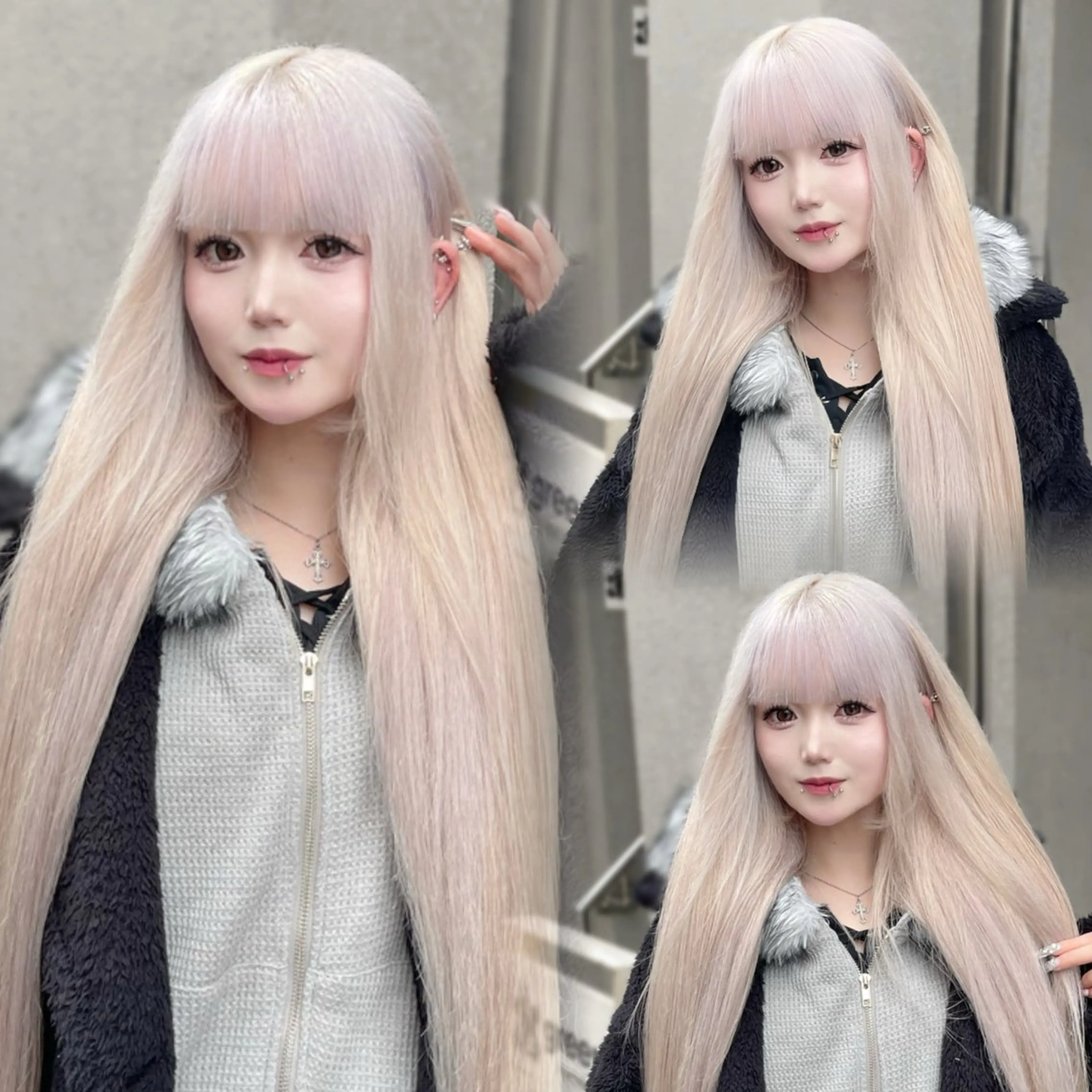 ロング カラー ヘアアレンジ ヘアカラー トリートメント 🥀韓国アイドルヘア haru🥀のヘアスタイル