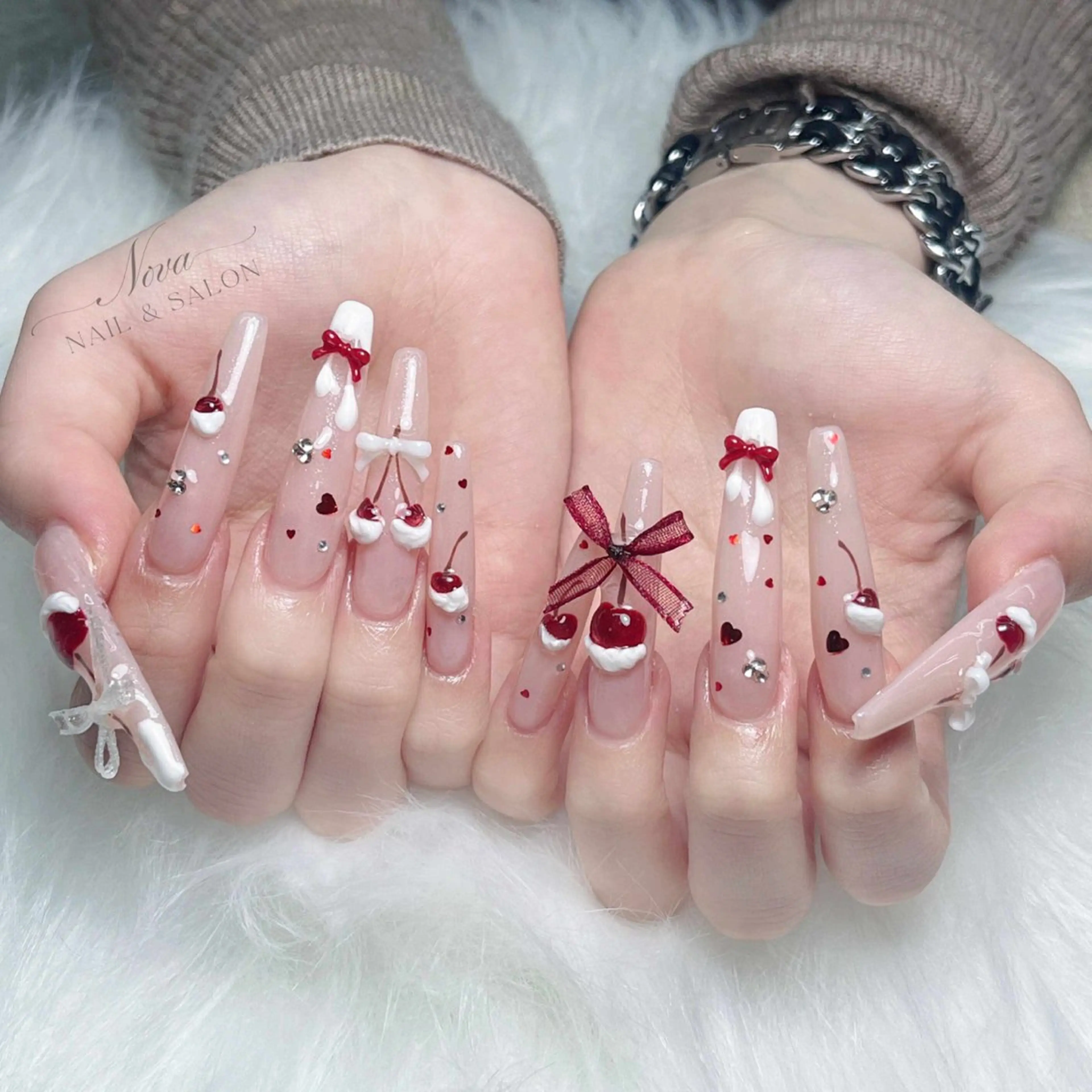 ネイル ハンドネイル ハンドケア Nova Nail Nambaのネイルデザイン