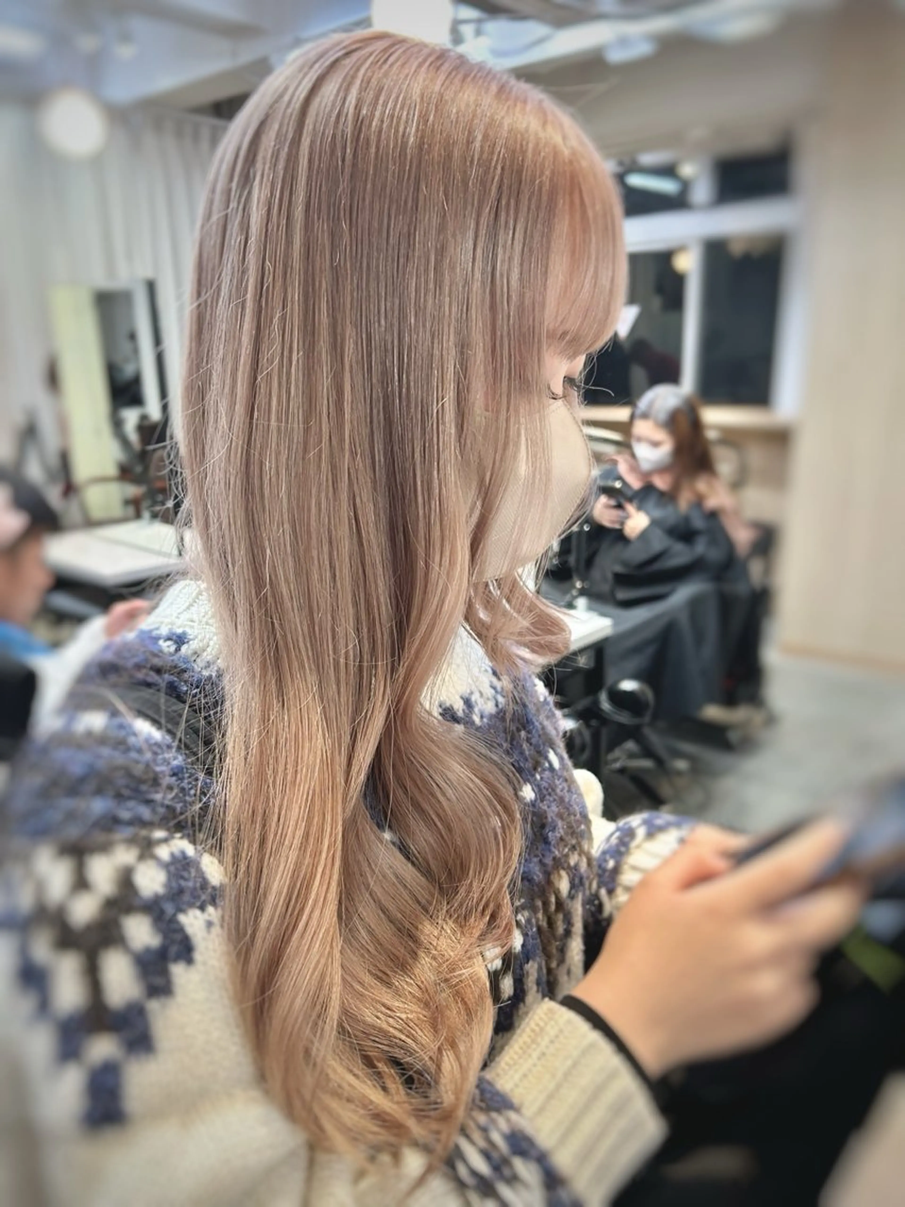 カラー カット ヘアカラー トリートメント 愛されハイトーン 🍓YURINAのヘアスタイル