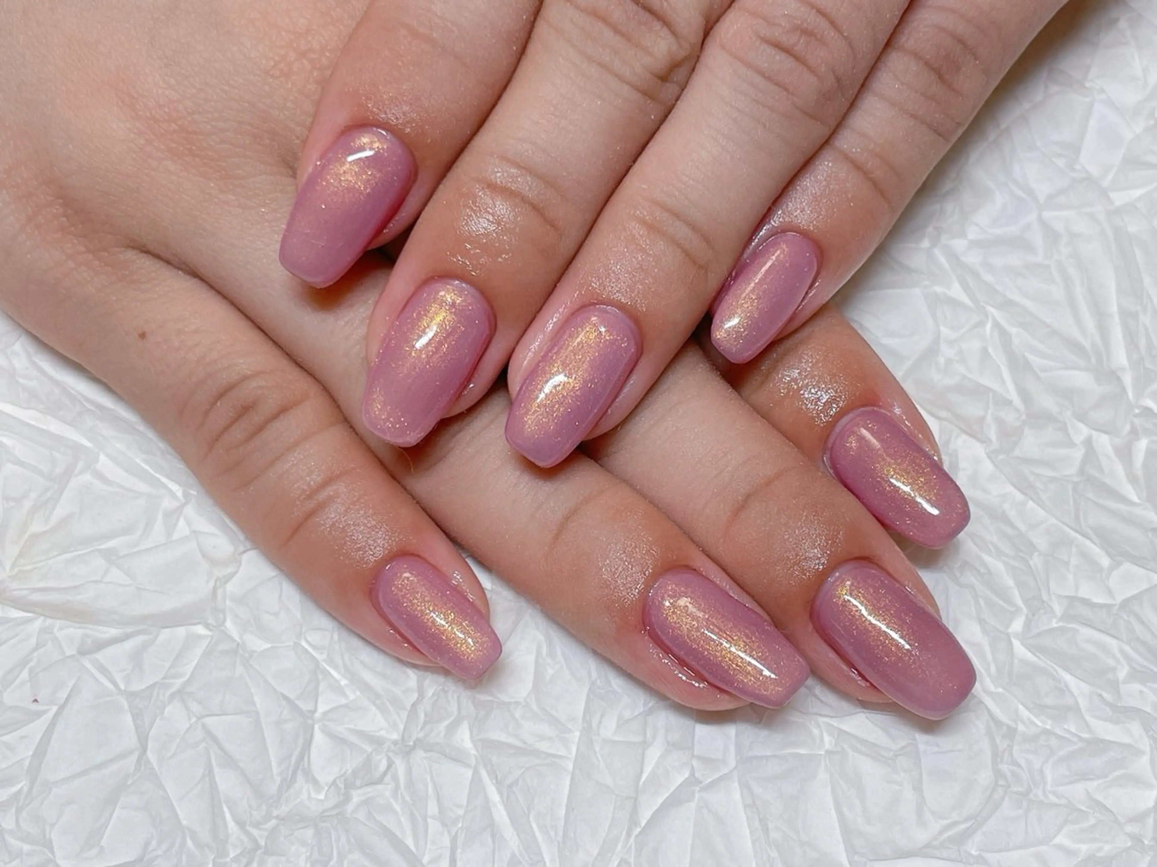 ネイル スクエアネイル ハンドネイル ハンドケア ゆ か_Nails💫のネイルデザイン