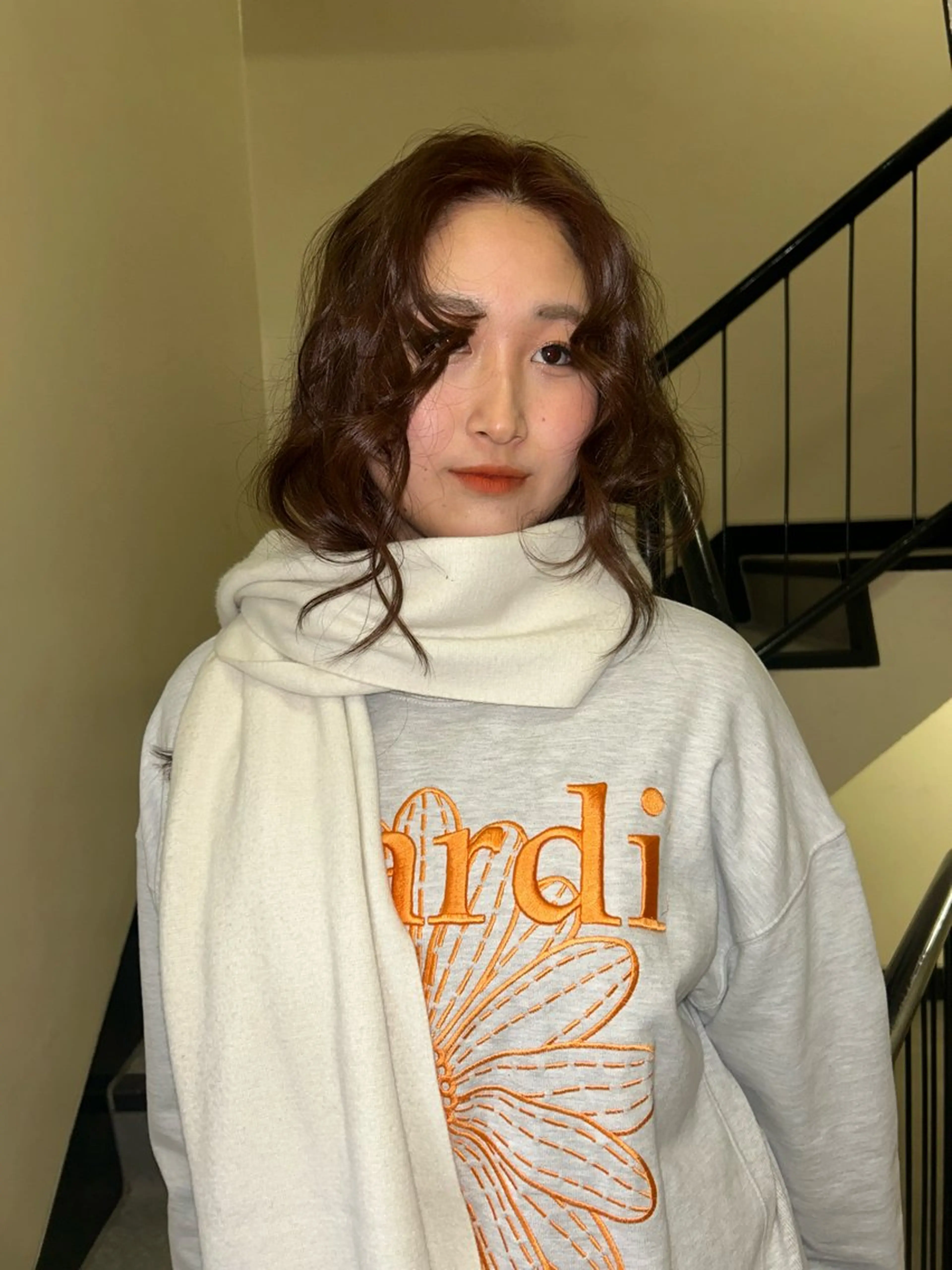 ロング カラー ブラウンカラー オレンジ ピンクカラー ヘアカラー トリートメント ☕️結【suii.】 ボブ/ヘアセット☕️のヘアスタイル