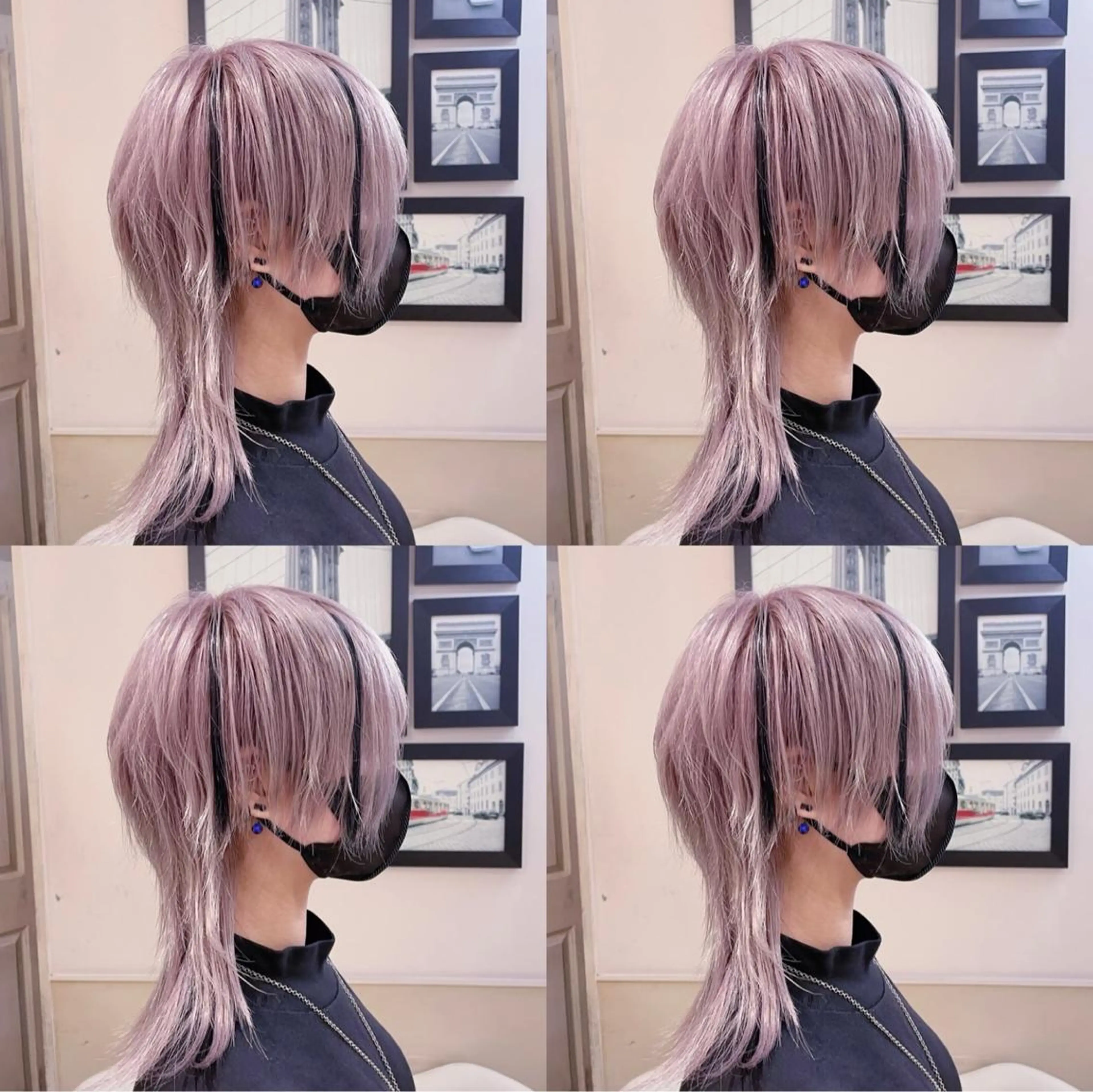 ミディアム カラー ベージュカラー ピンクカラー ピンクベージュ ホワイトピンク ホワイトピンクベージュ 🌟トップデザイナー 高橋🌟のヘアスタイル