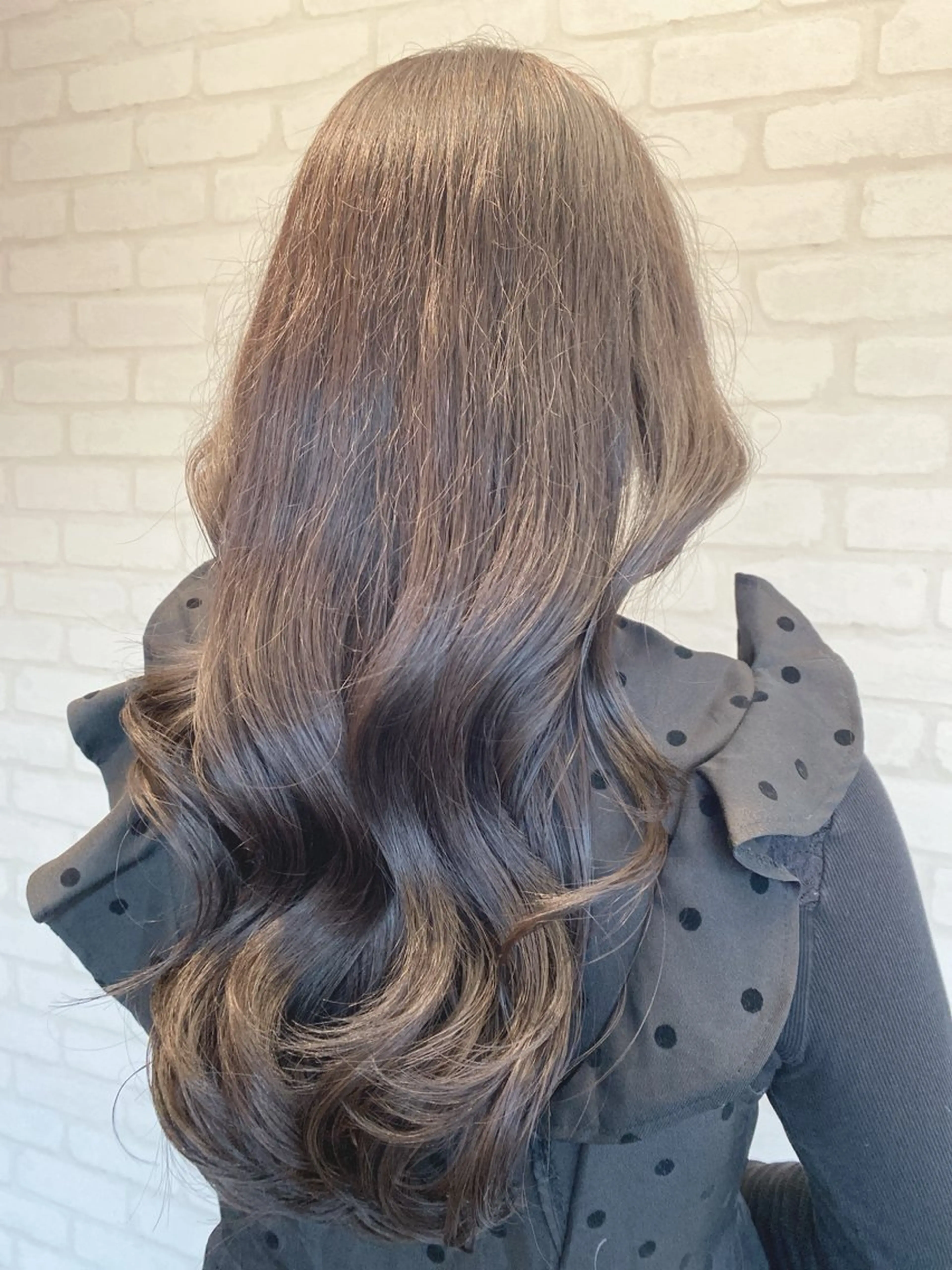 ロング カラー ヘアカラー トリートメント THETAふじみ野 野宮のヘアスタイル