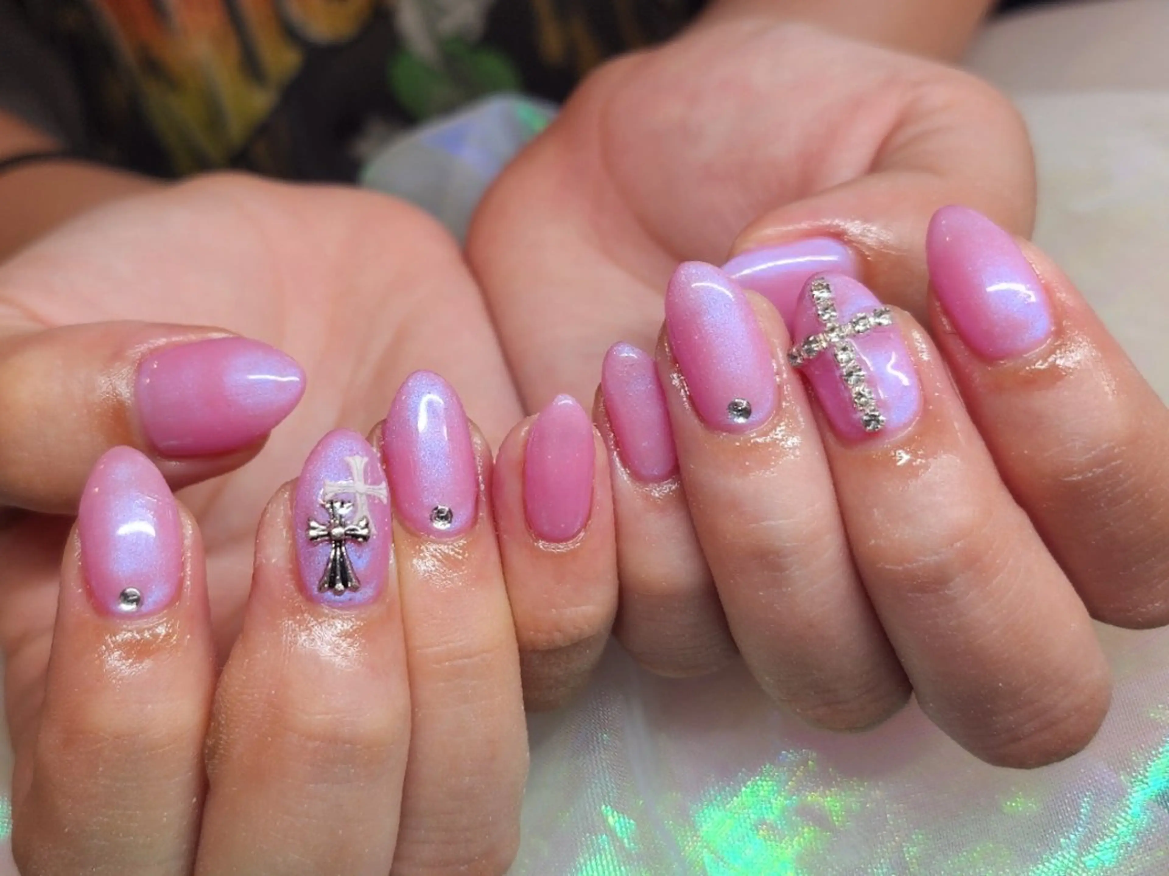 ネイル ハンドネイル 💜bora .のネイルデザイン