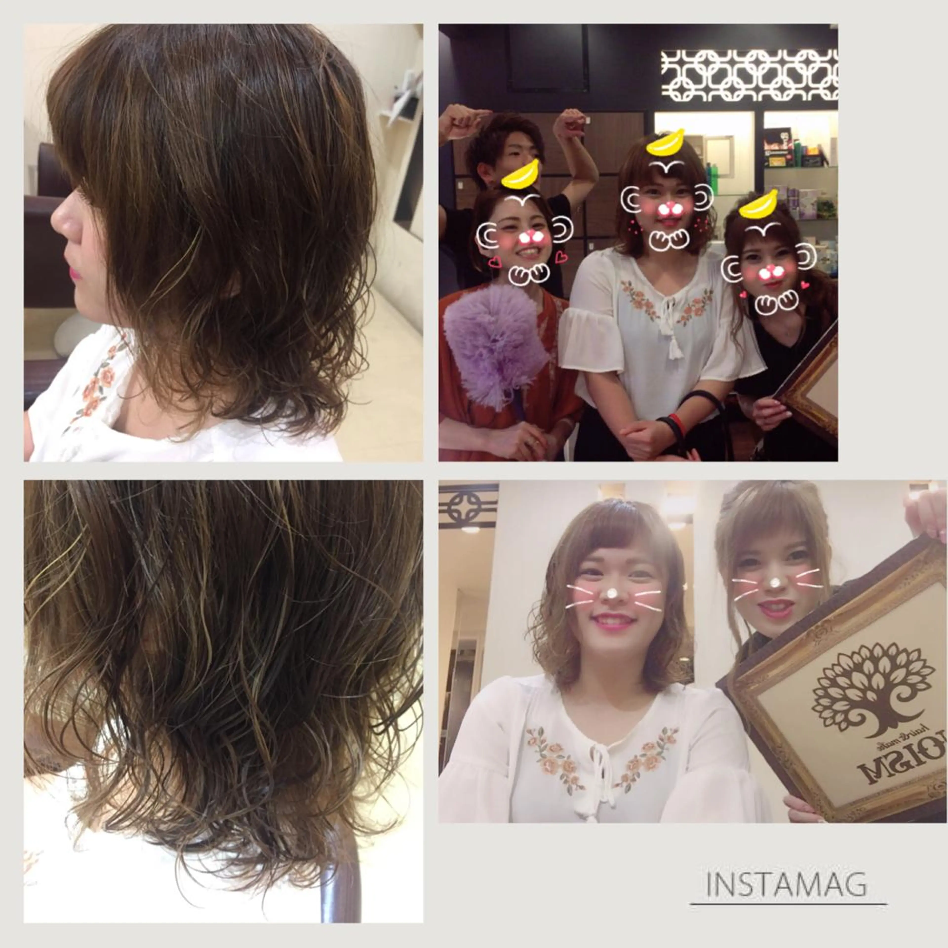 ミディアム ミディアムパーマ ハイライト 西藤 葵のマツエク・マツパデザイン