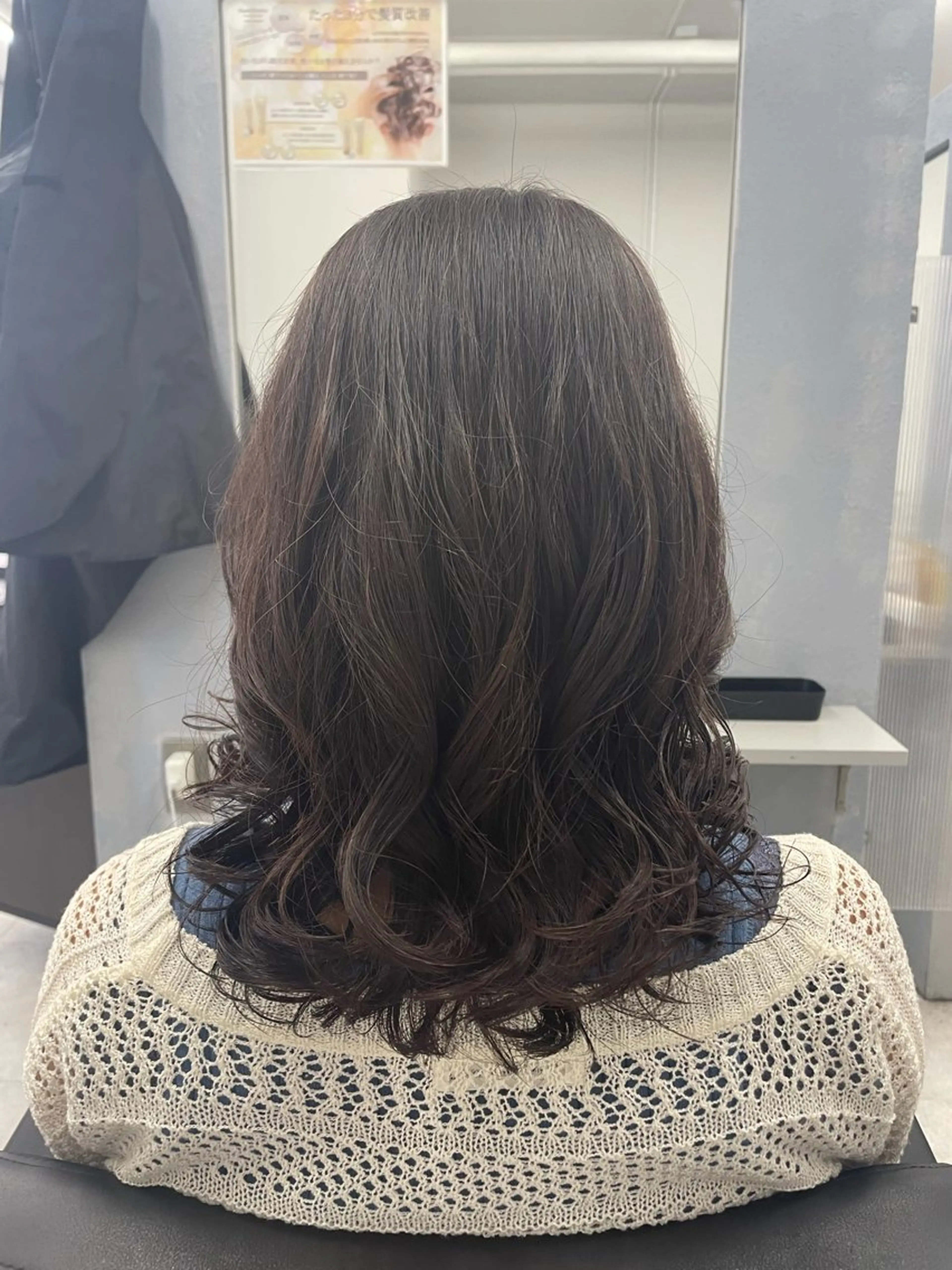 パーマ 透明感♡くすみカラー shiori/小岩のヘアスタイル