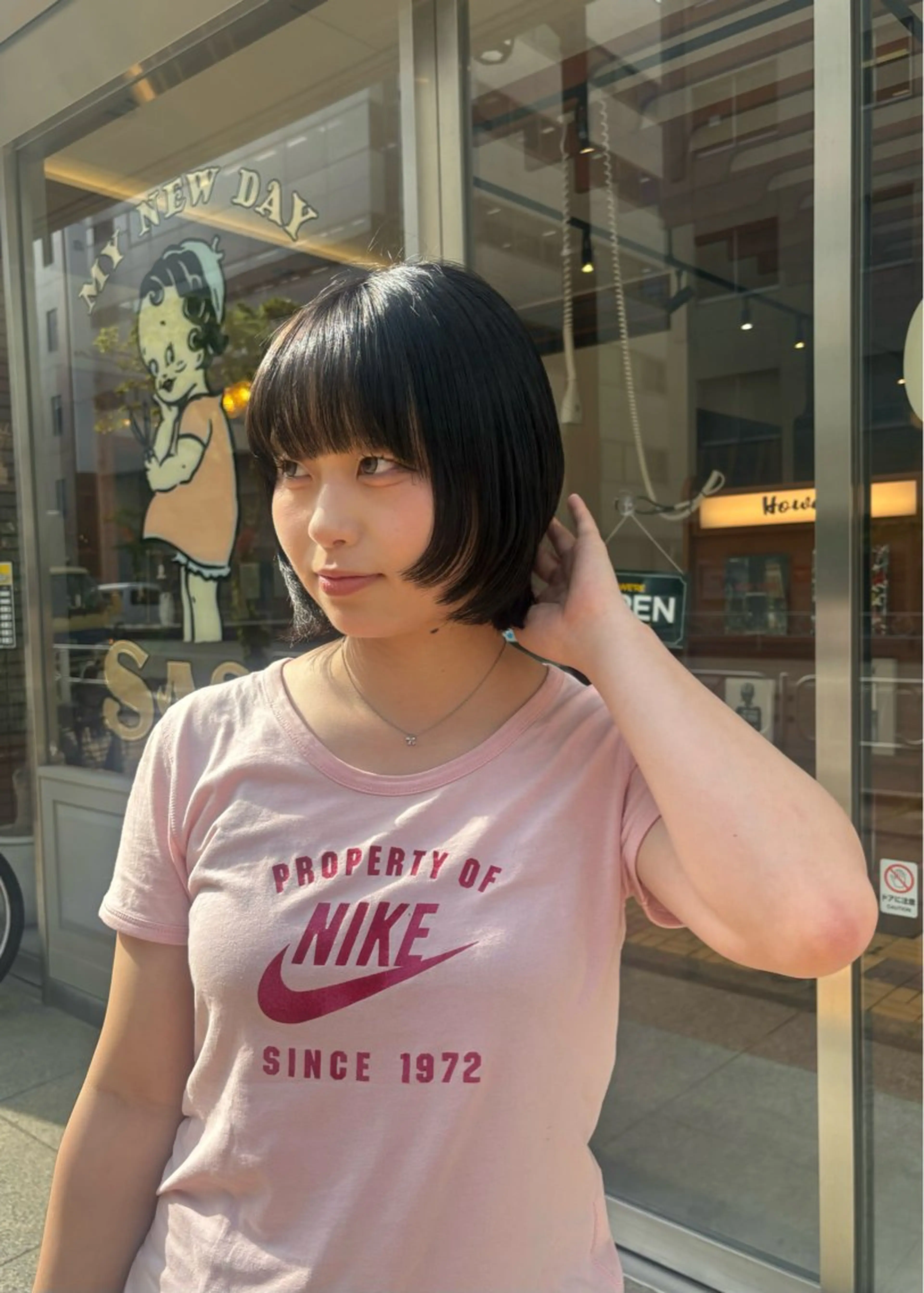 カラー ヘアカラー トリートメント SASAnagano 堀内未梨のヘアスタイル