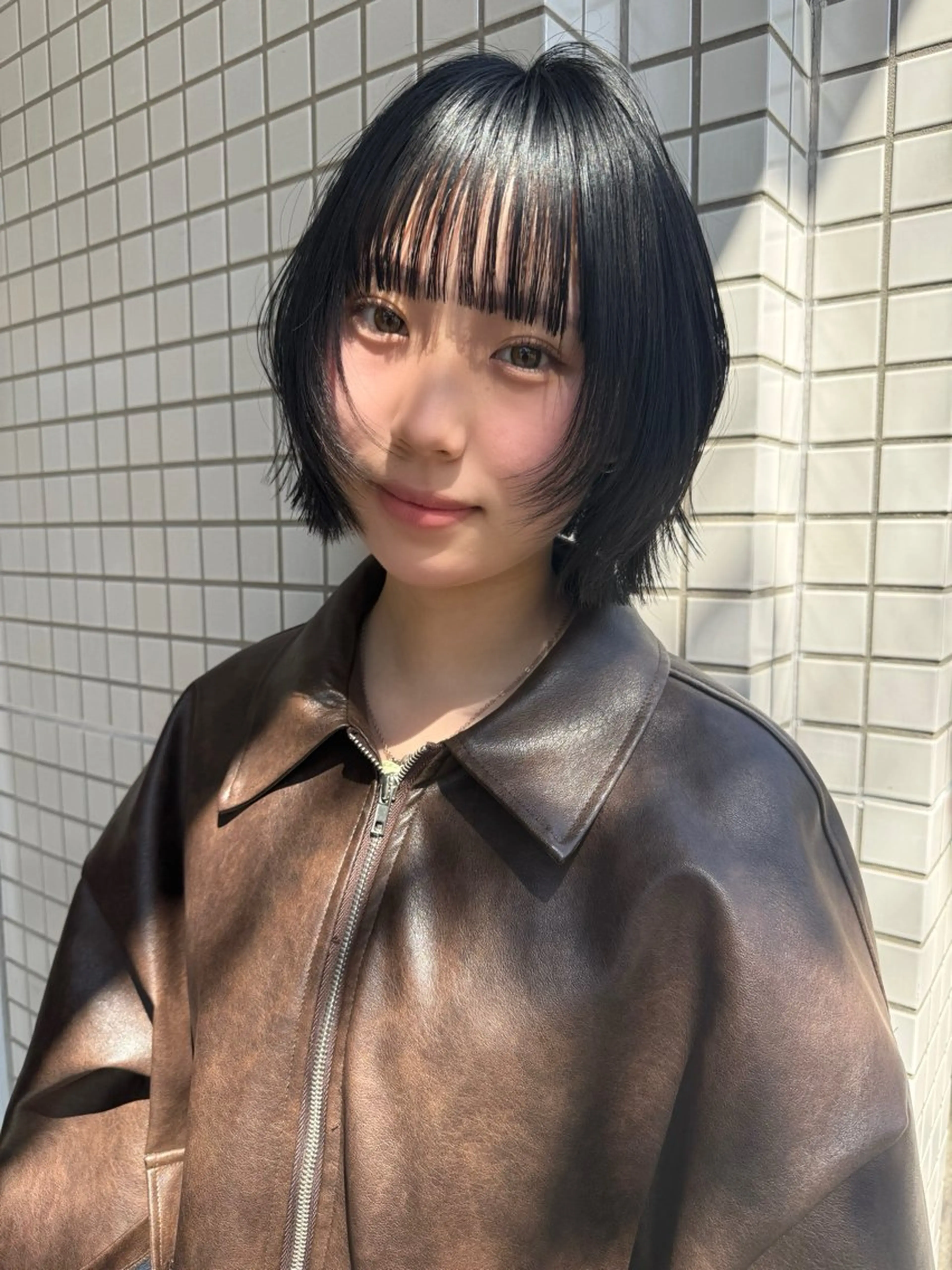 ショート anna 韓国レイヤ ー/ ハッシュカットのヘアスタイル