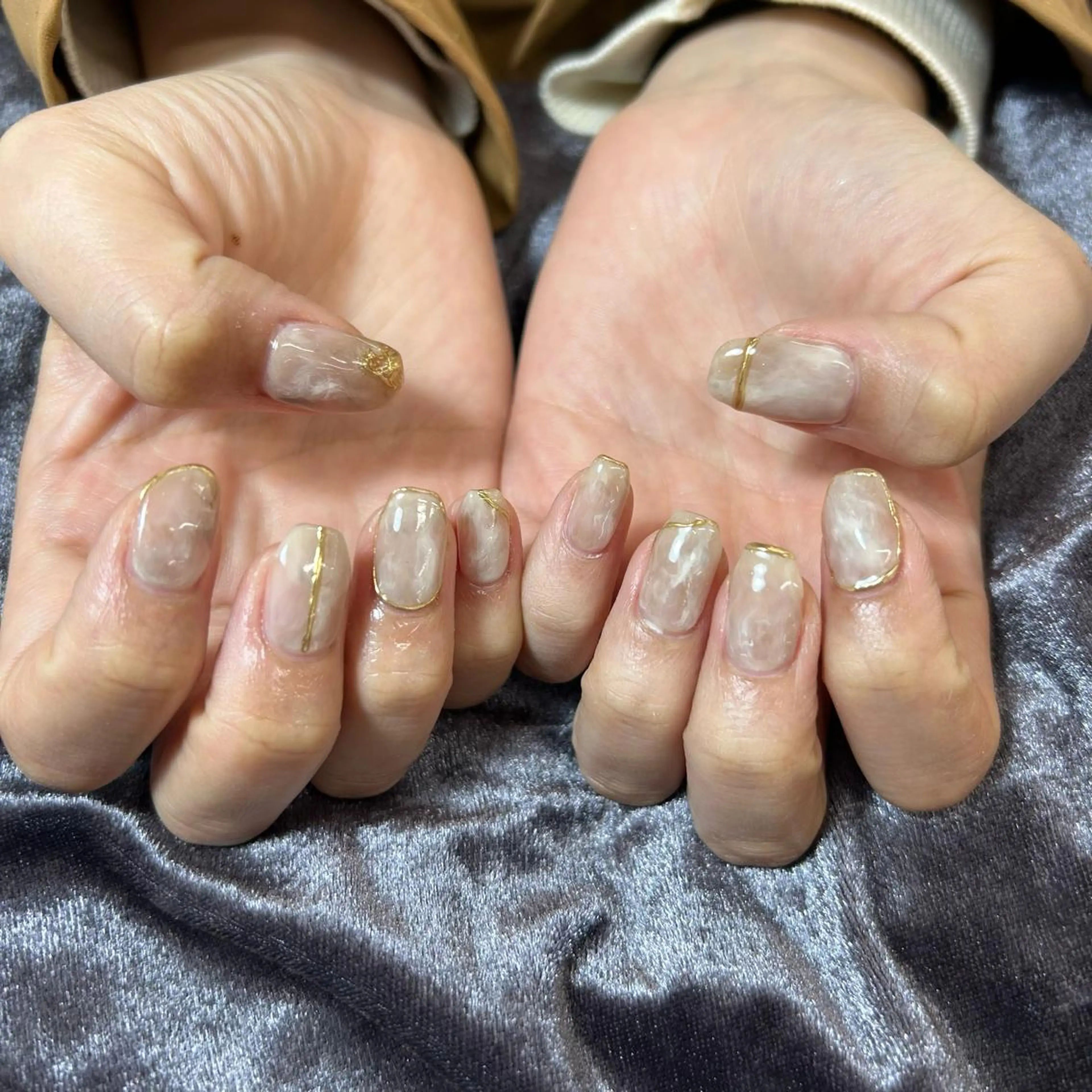 ネイル ニュアンスネイル ♥Zina YUKI♥のネイルデザイン