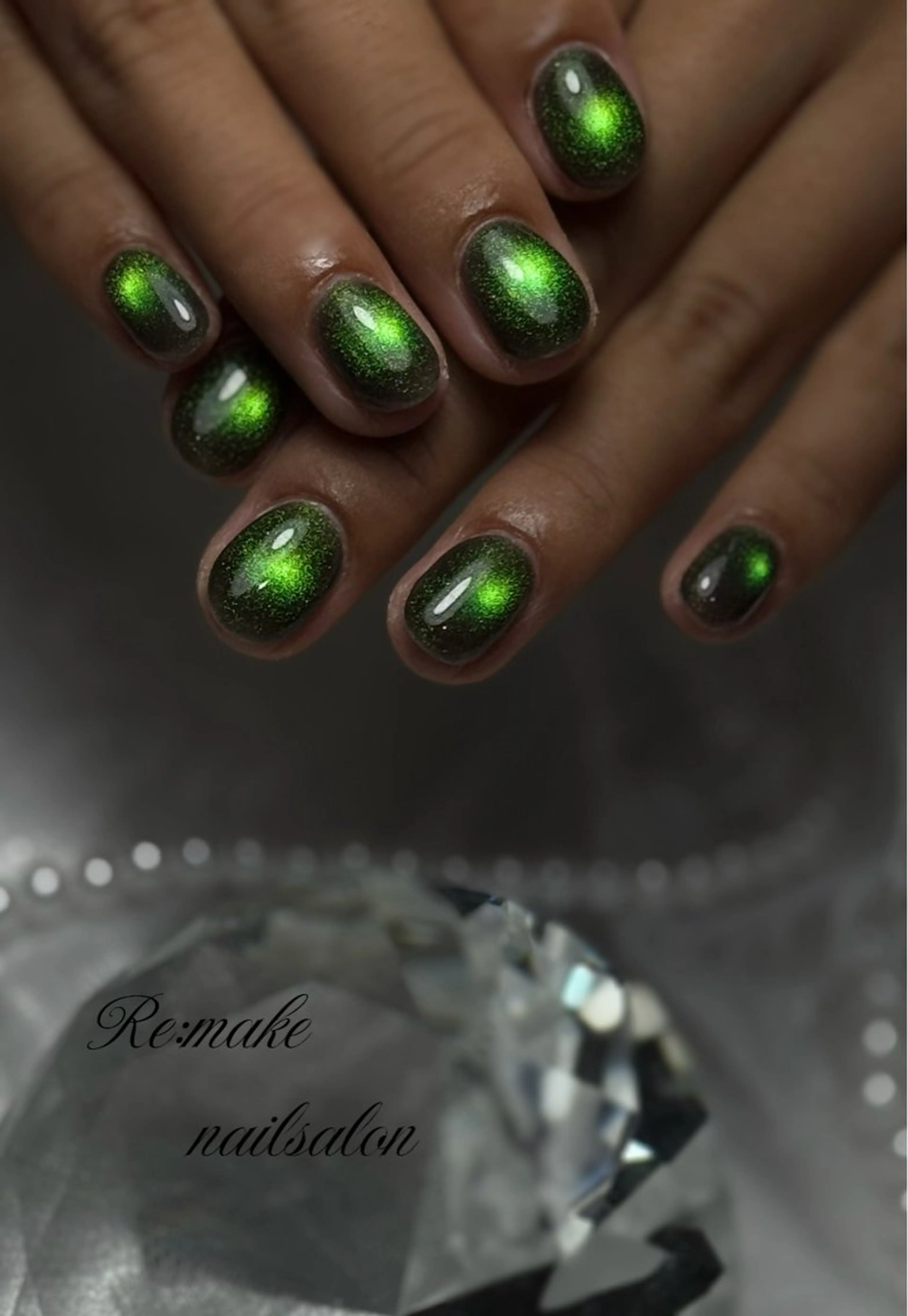 ネイル マグネットネイル ハンドネイル Suetake Shuriのネイルデザイン