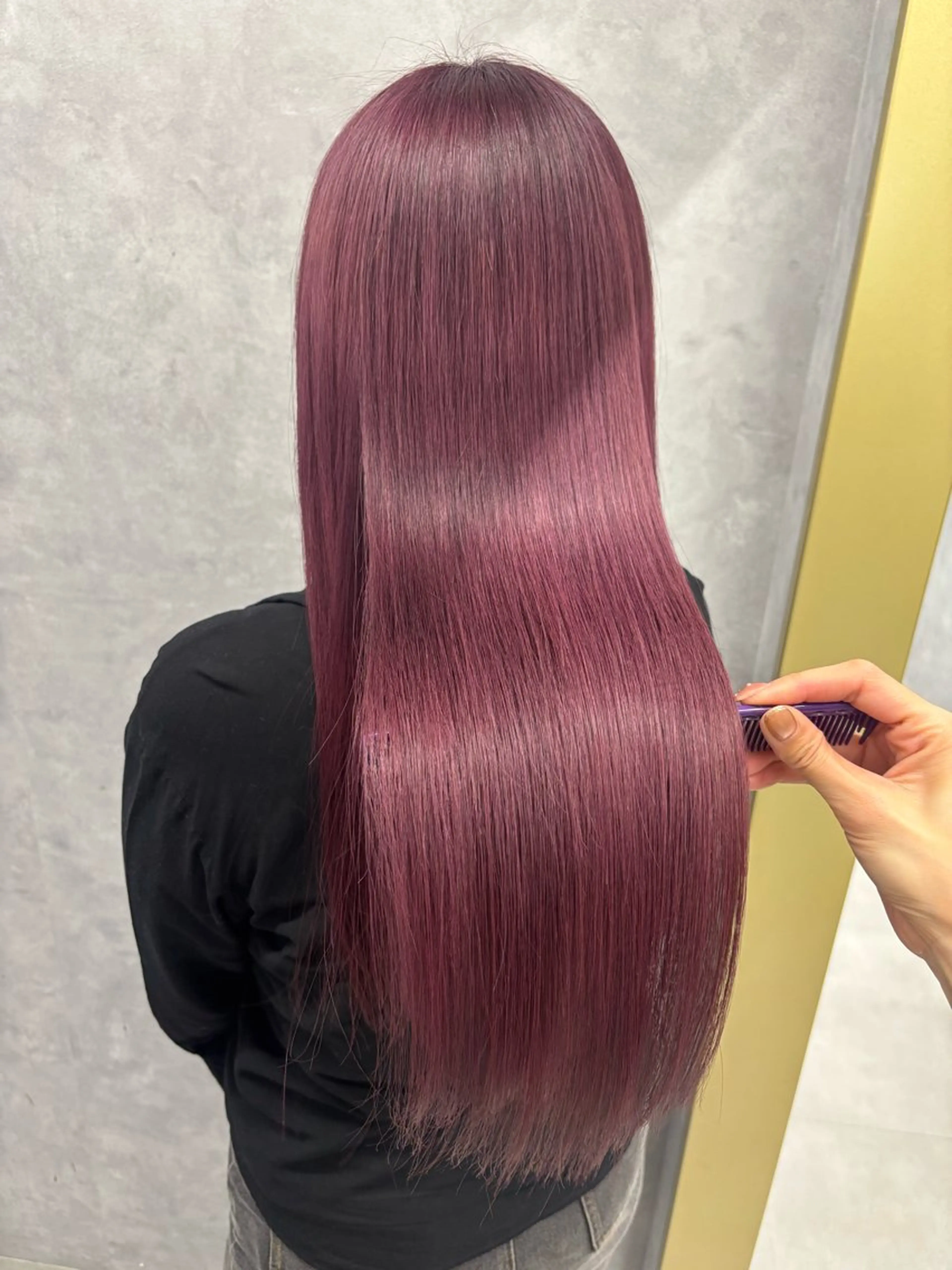 ロング カラー ヘアカラー トリートメント NUMBER_ ユイナのヘアスタイル