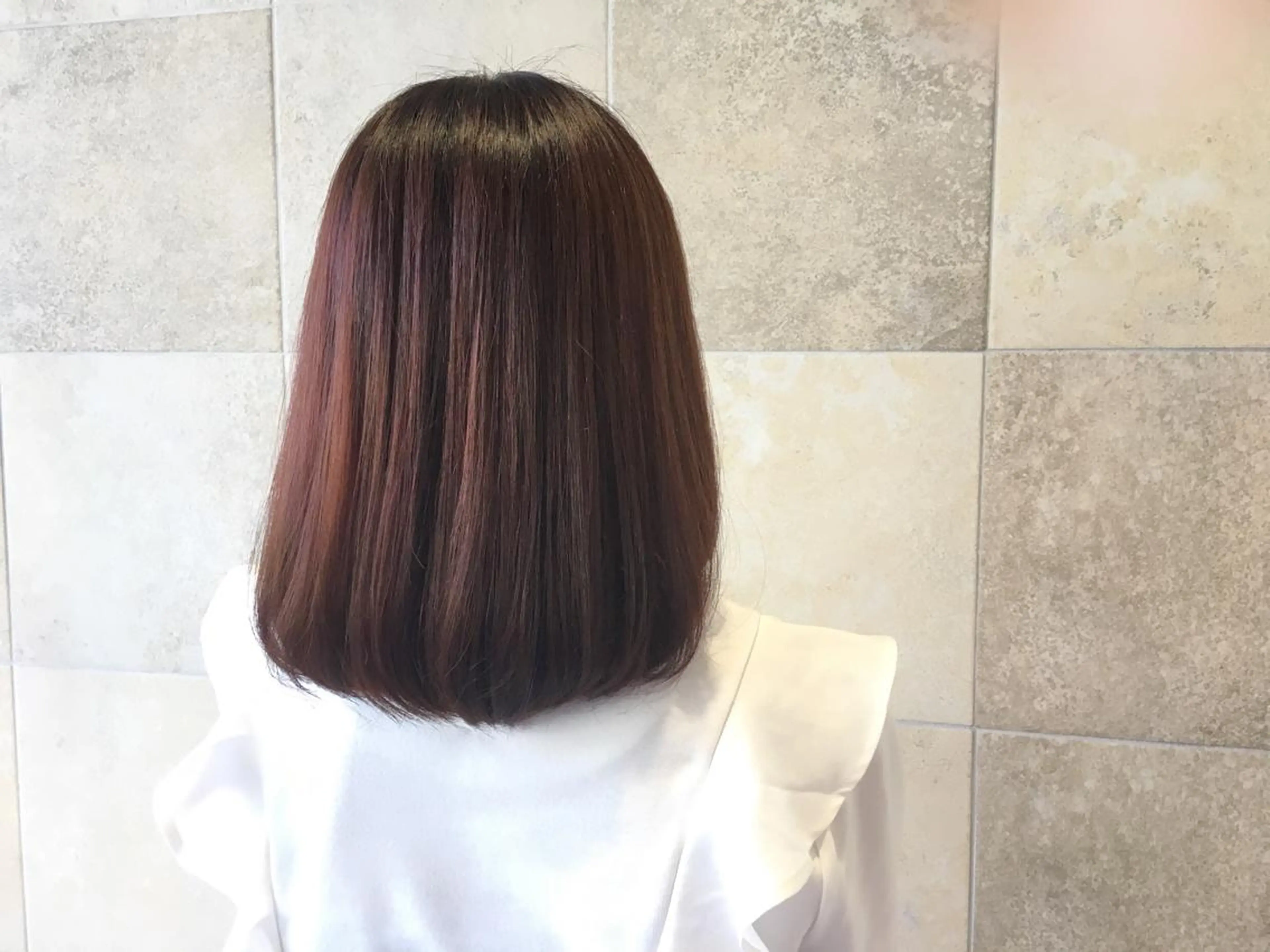 ミディアム カラー カット ヘアカラー カット／メンズカット 藤田麻衣のヘアスタイル