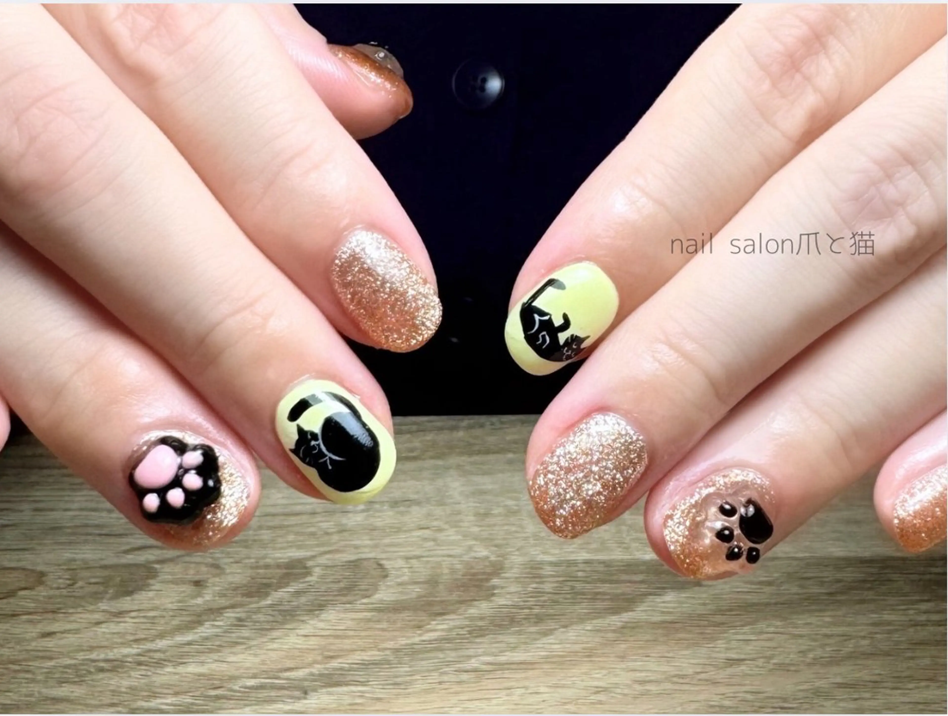ネイル パラジェル登録店 爪と猫NANAMIのネイルデザイン