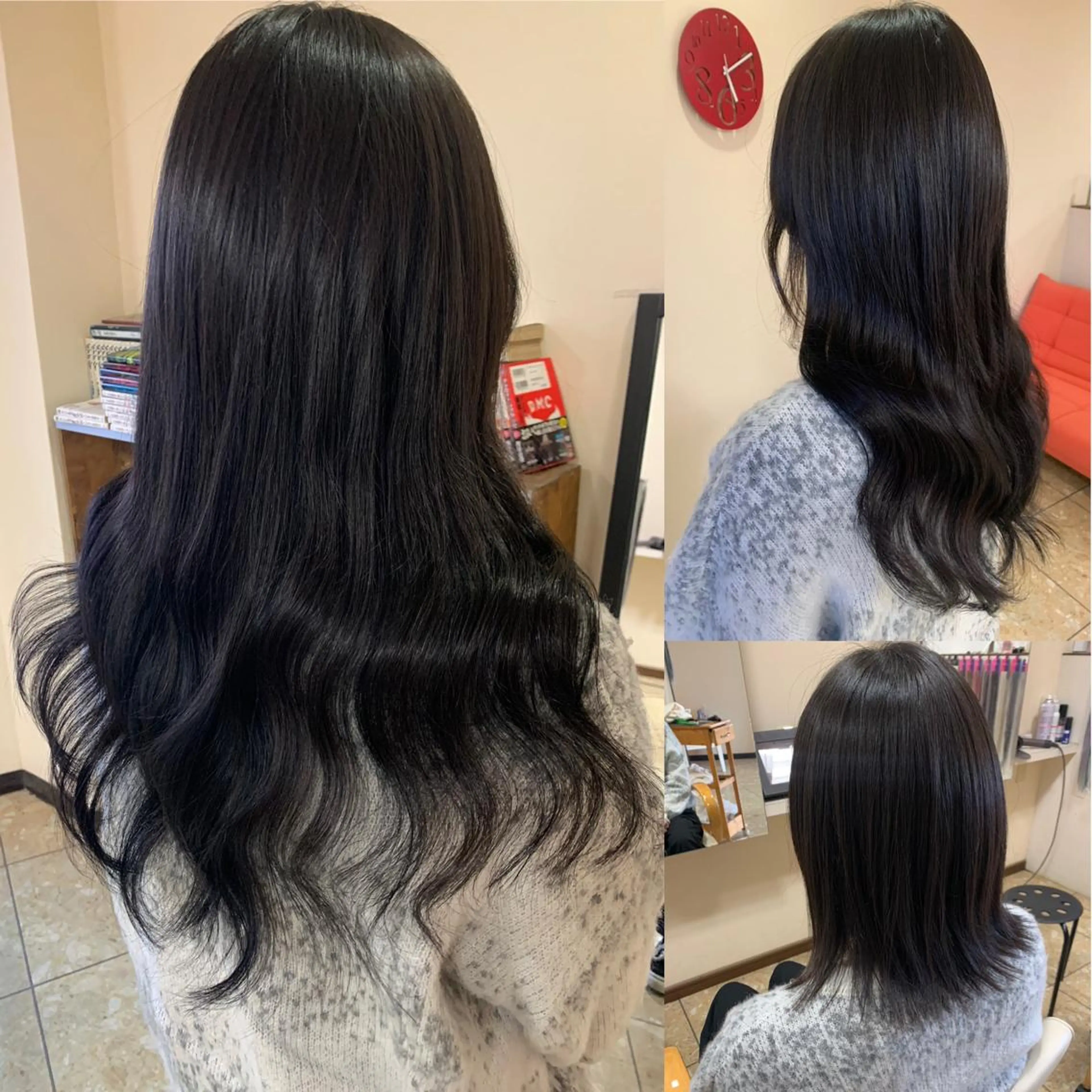 ミディアム シールエクステ エクステ ヘアーサロンaxia所属・上田 英樹のヘアスタイル