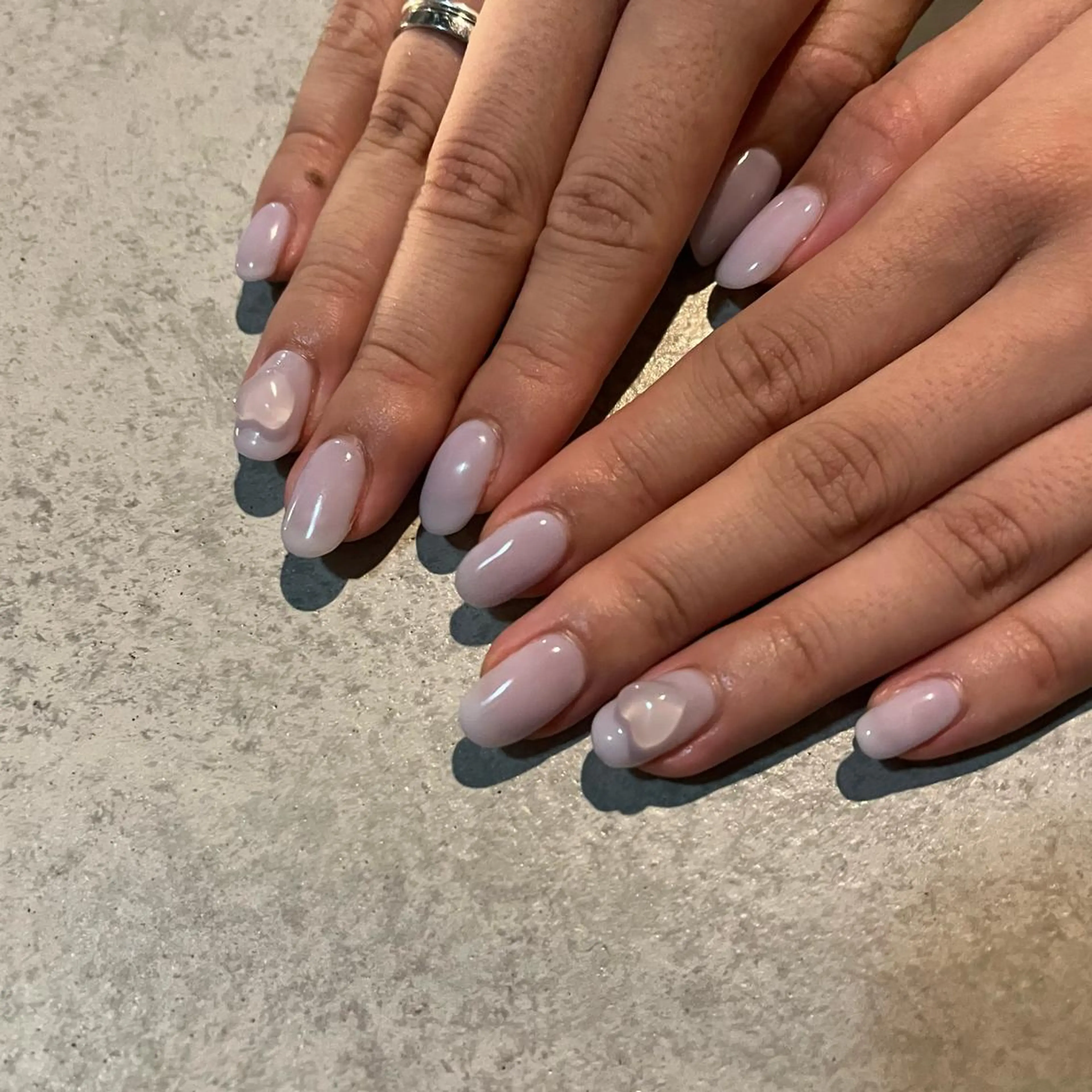 ネイル ハート ピンク ハンドネイル 🤎Two ERI🤎のネイルデザイン