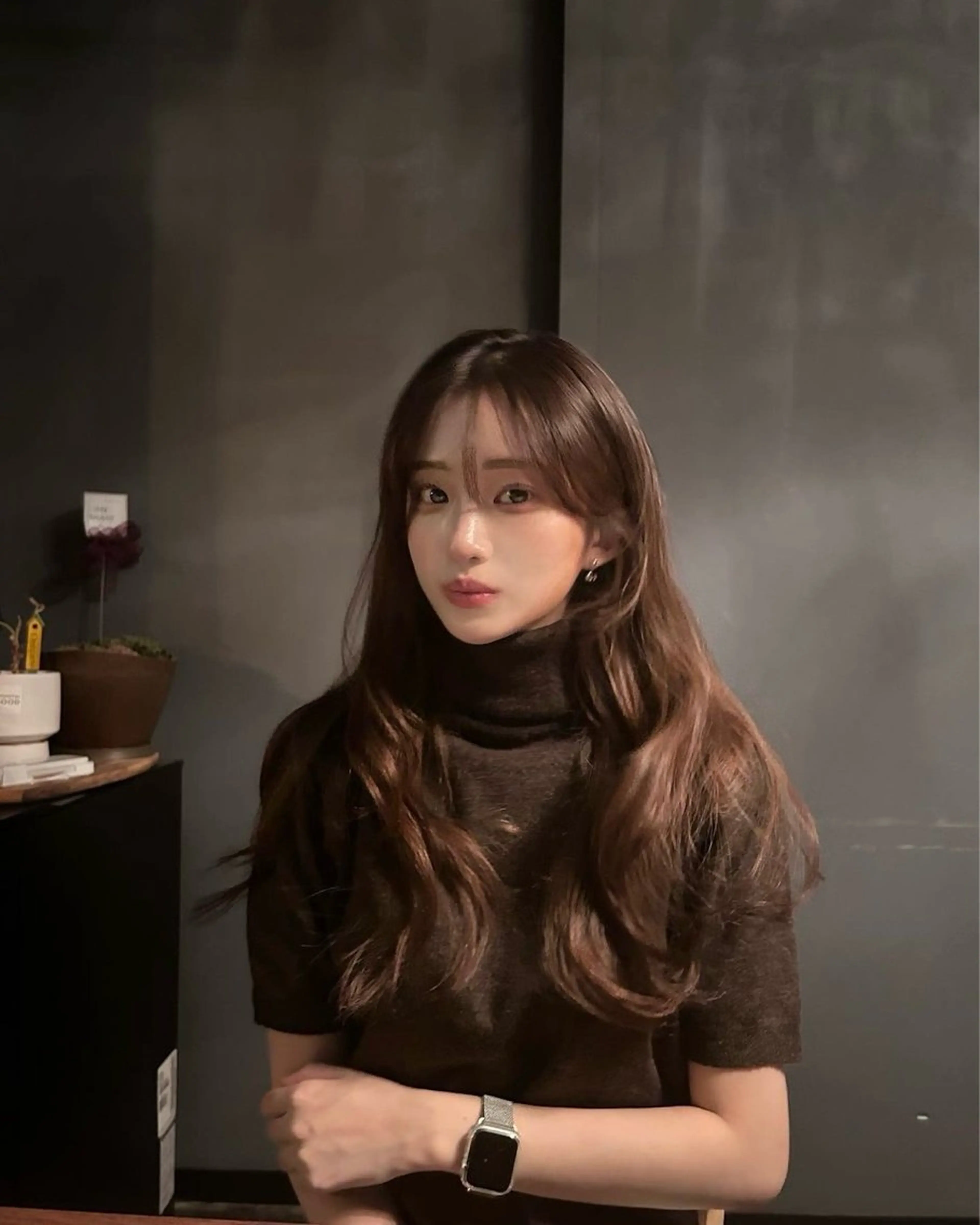 【当日限定✨小顔見え◎】顔周りカット＋赤み撃退ワンカラー🫧ブリーチなしOK／透明感カラー🌿の写真