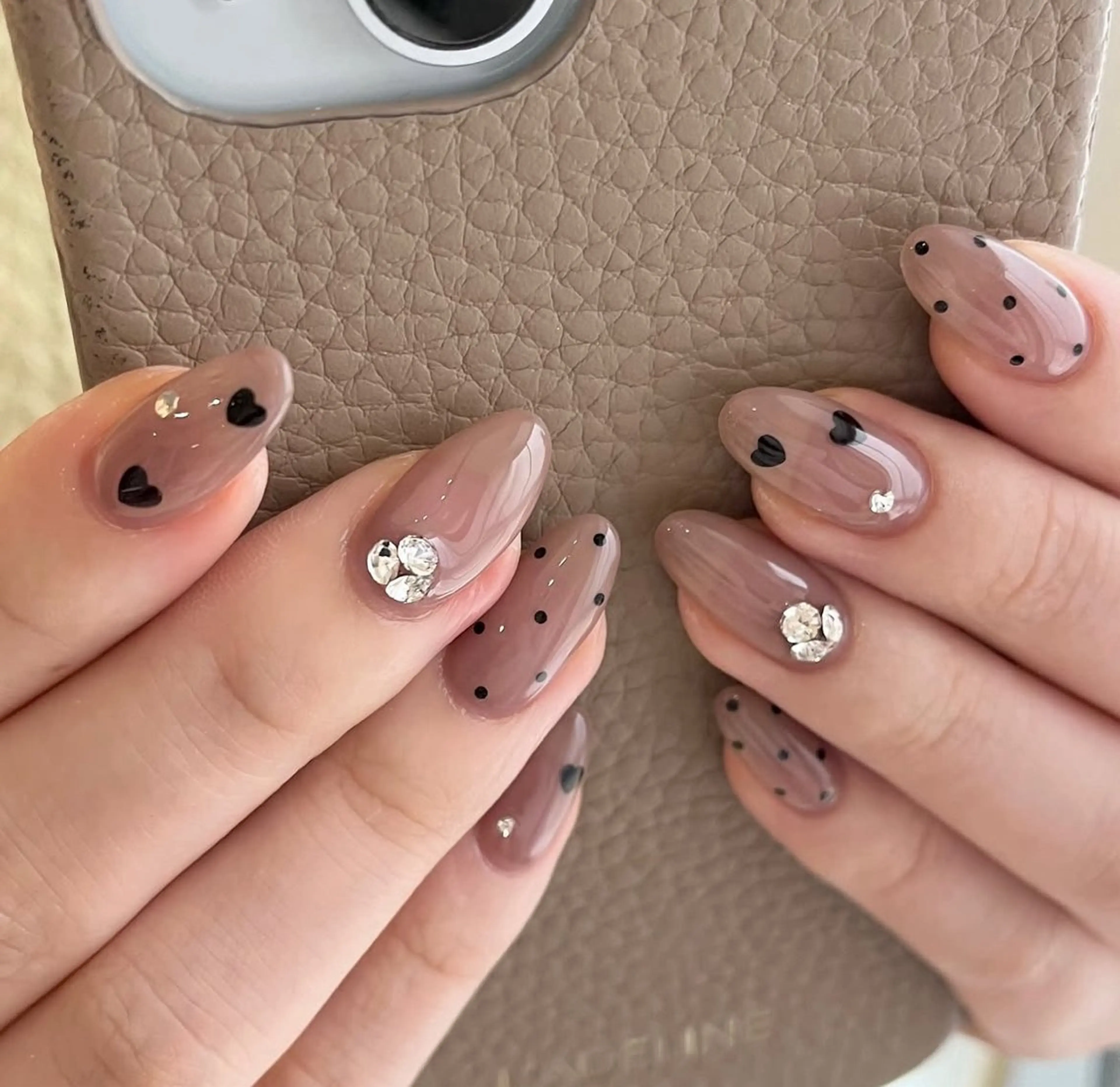 キラキラ秋のネイルコース🍂色変更可能の写真