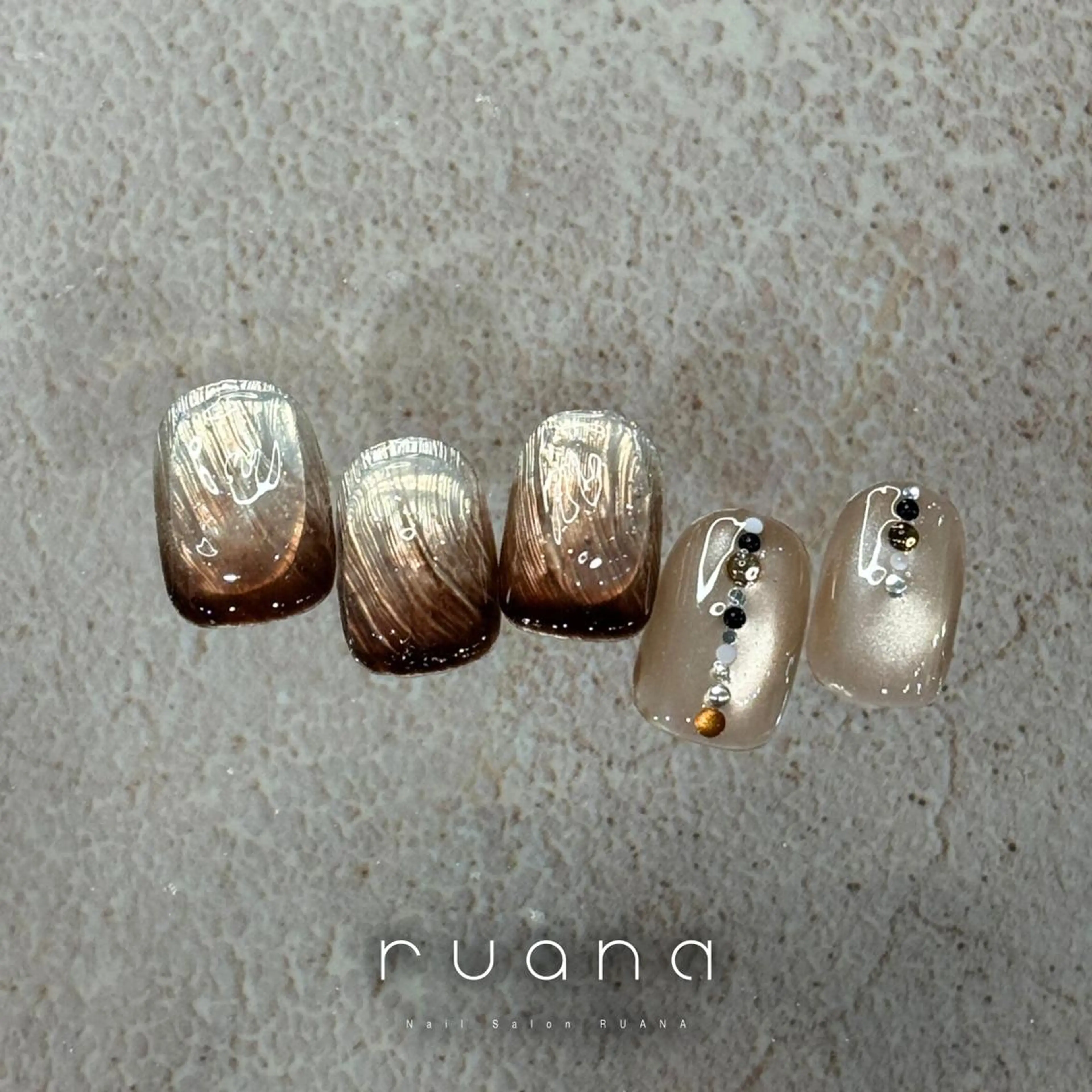 ネイル ハンドネイル 中西 心純愛のネイルデザイン