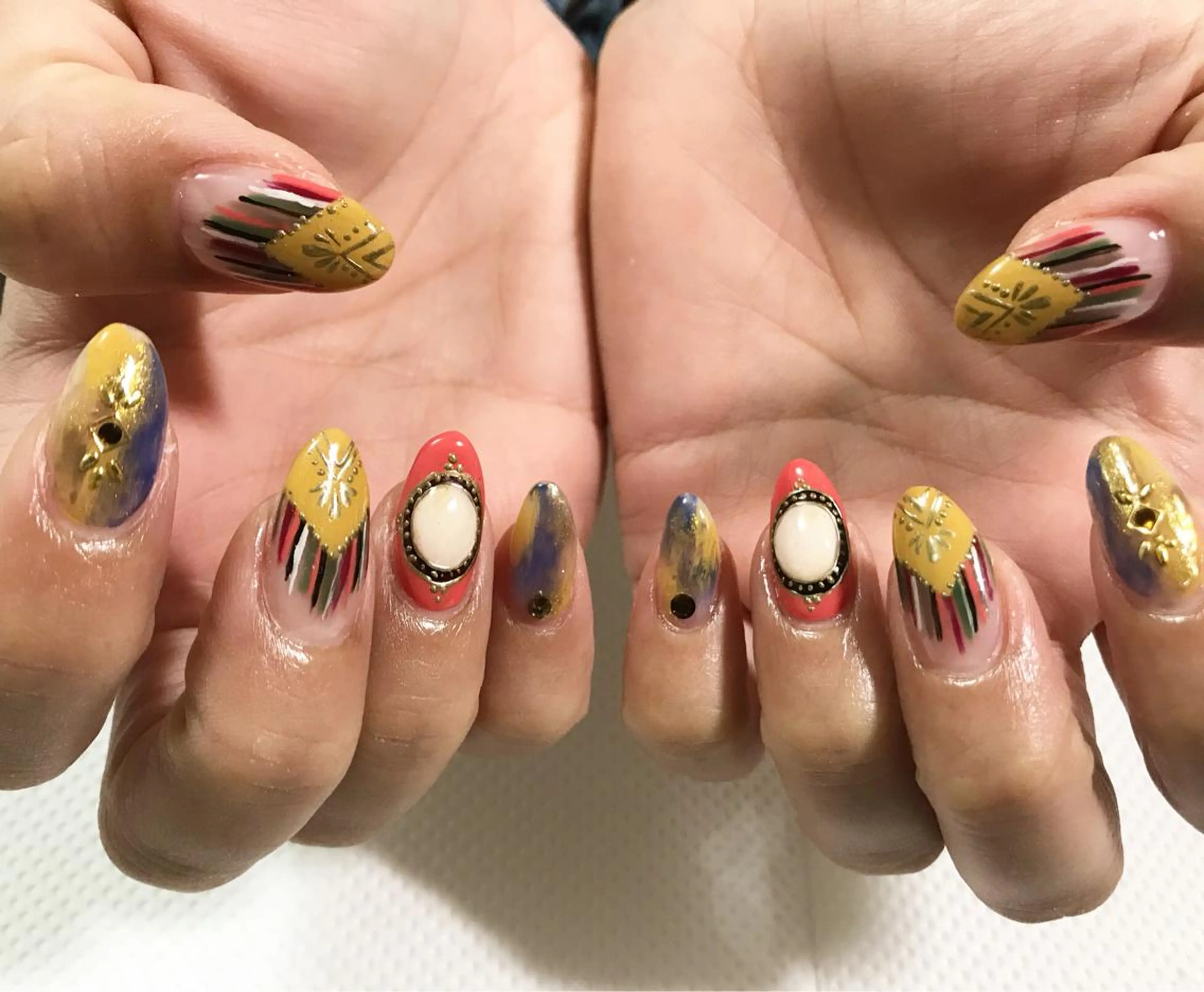 ネイル アートネイル フットネイル シンプルネイル 春ネイル 夏ネイル ハンドネイル ネイル フフラ所属・nail fufla ♡yamane♡のネイルデザイン