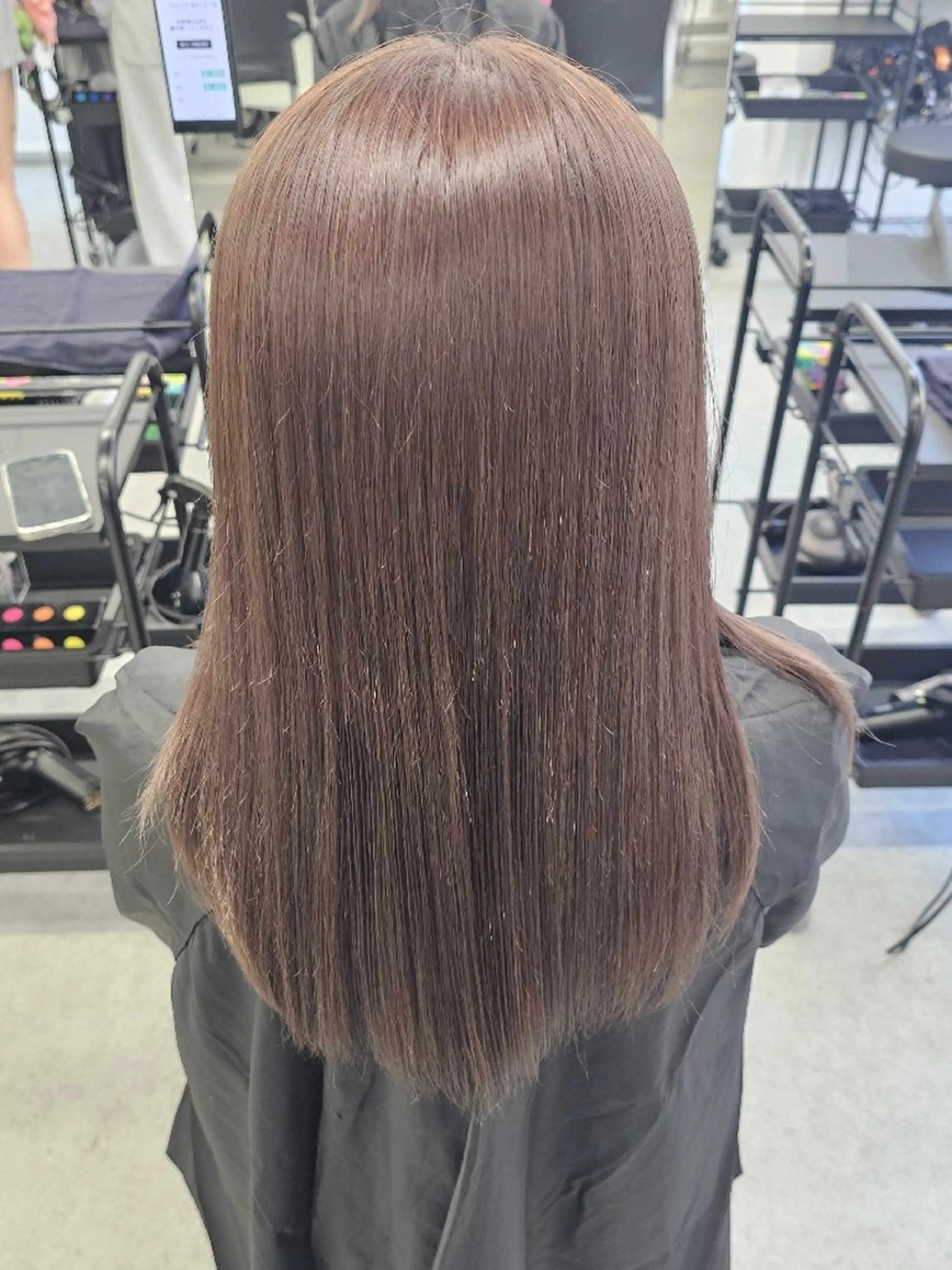 カラー ブリーチ ケアブリーチ 髪質改善 縮毛矯正 🍒renka🍒 ボブ/ショート/暖色のヘアスタイル