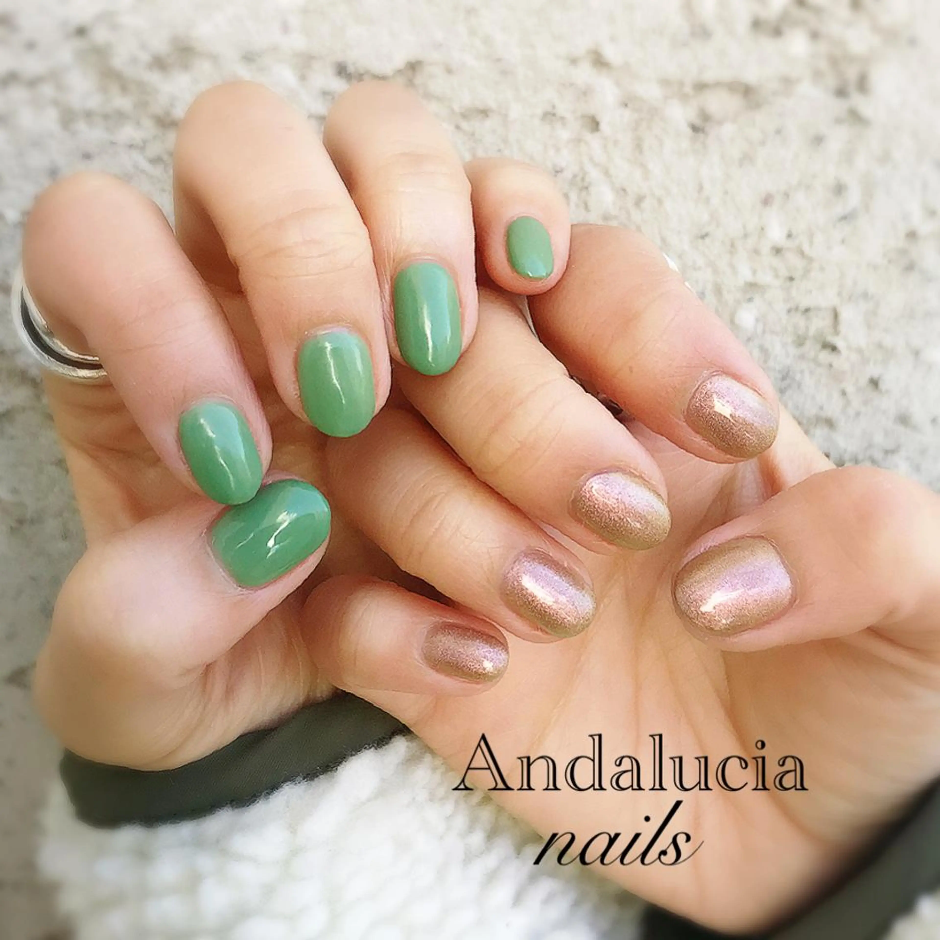 ネイル マグネットネイル Andalucia nailsのネイルデザイン